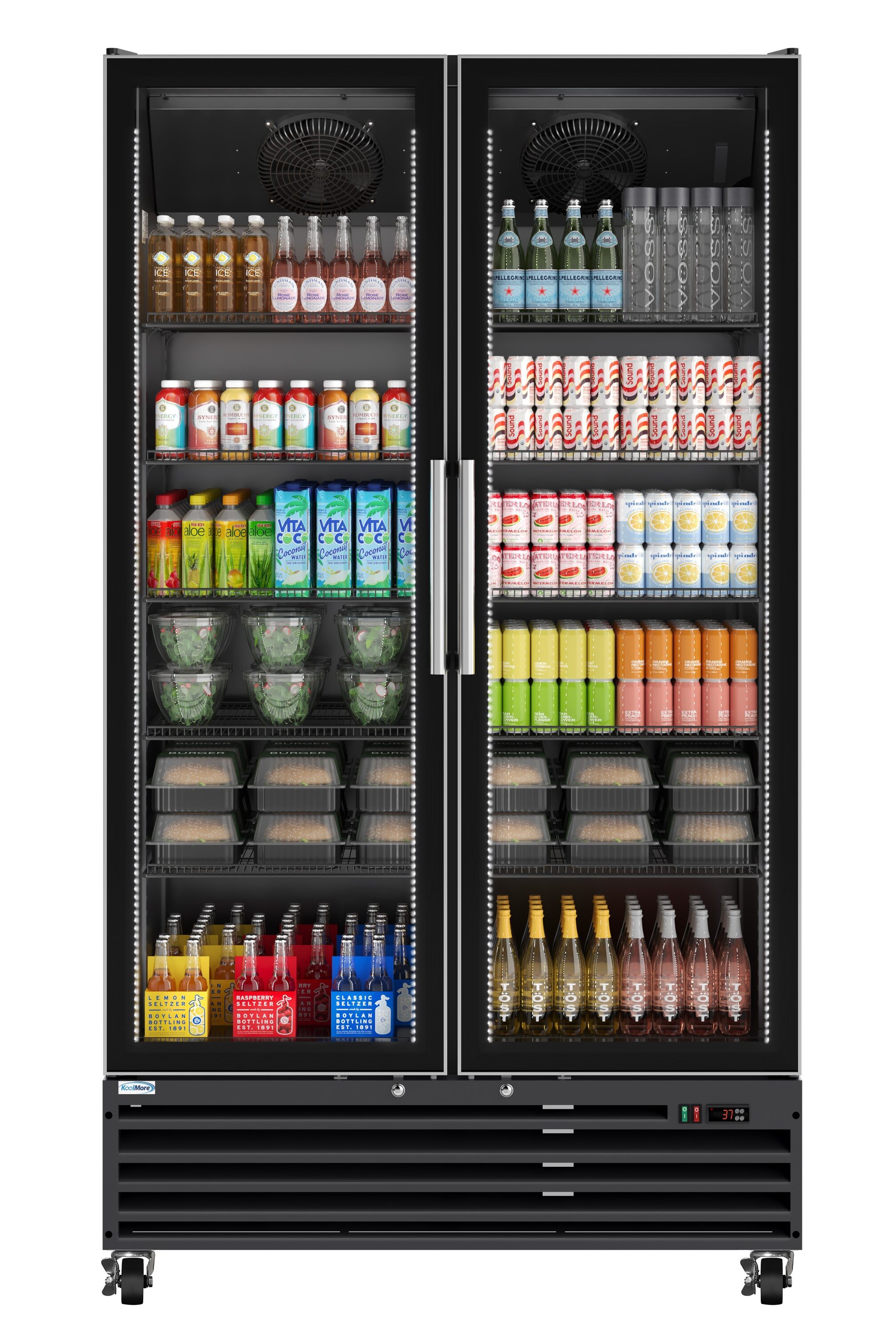 KoolMore LOW-KM-MDR-2GD-35CNL Commercial-Refrigerators - View #6