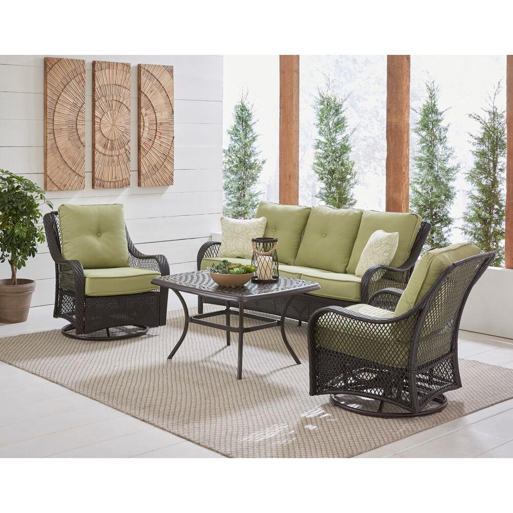Hanover ORL4PCCTSW2-GRN Patio-Conversation-Sets - View #9