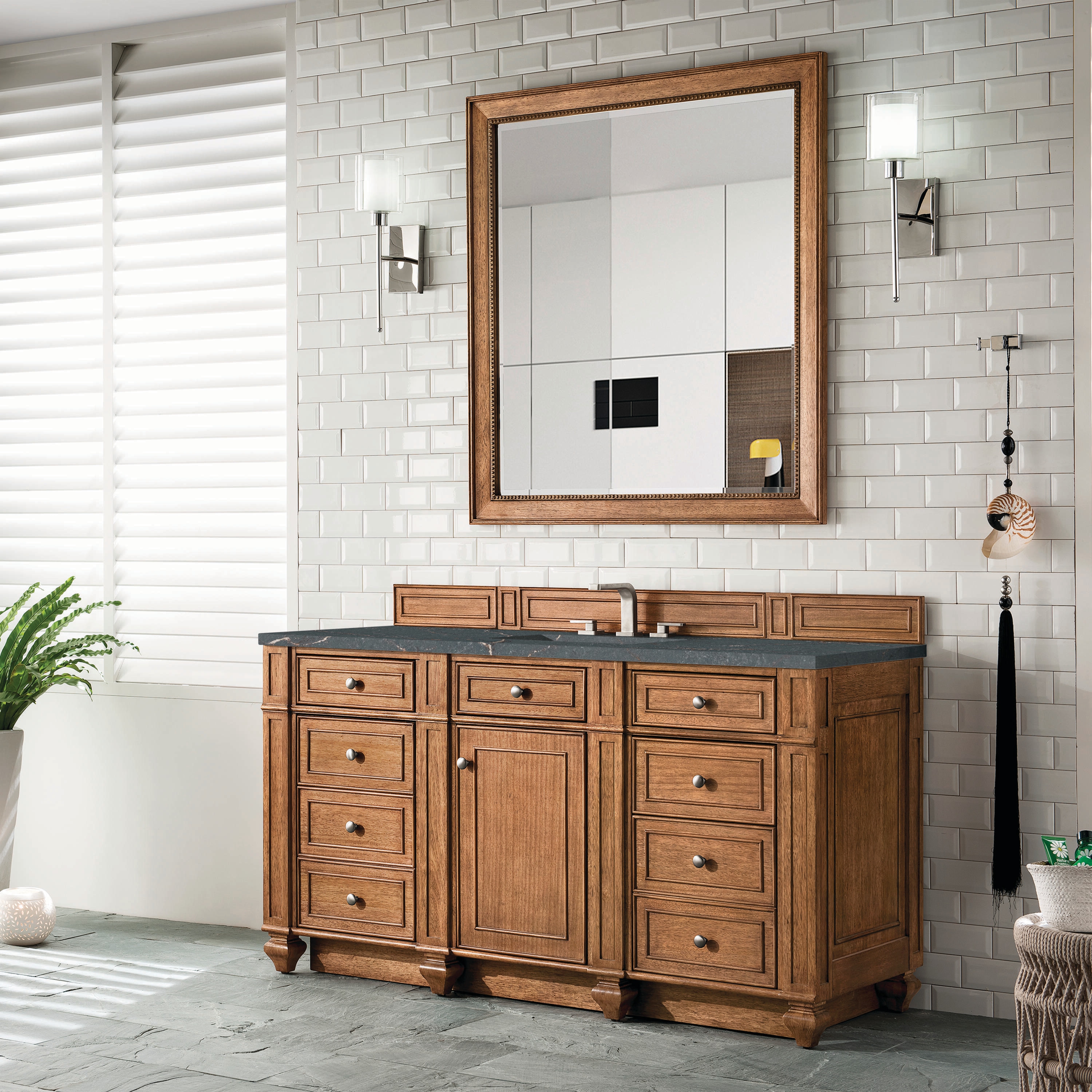 James Martin Vanities 157-V60S-SBR-3PBL Bath-Vanity-Combo - View #3