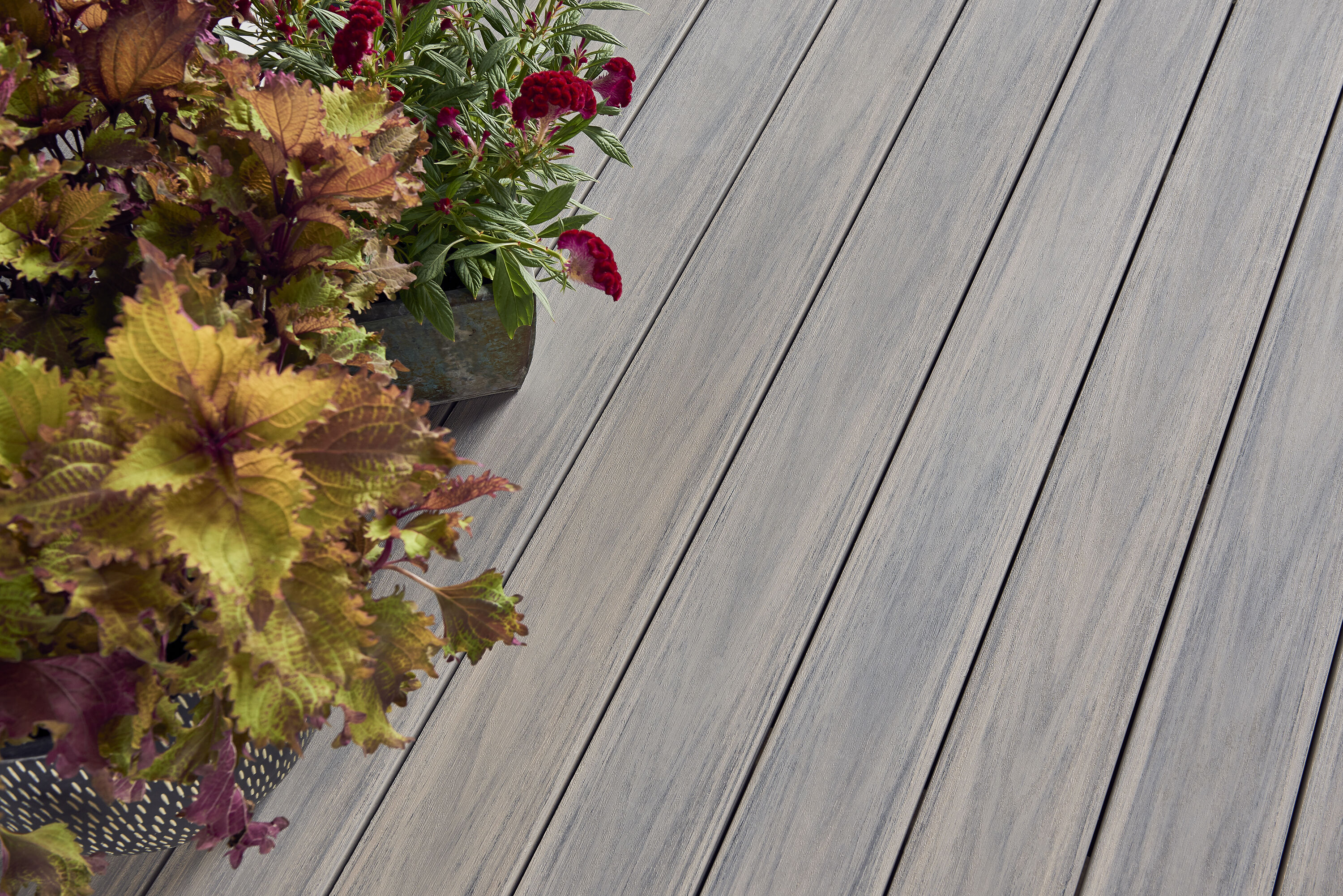 Wolf Home Products Tropical Hardwoods 1 in x 6 in x 12 ft Silver Teak Square PVC Deck Board in the Composite Deck Boards department at Lowes