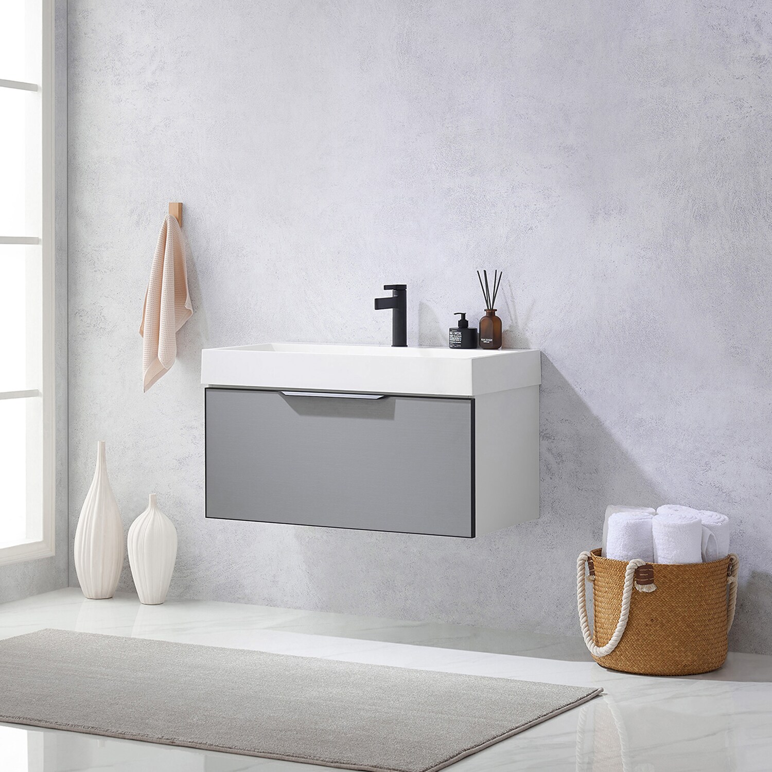 Vinnova 703436-MG-WH-NM Bath-Vanity-Combo - View #2