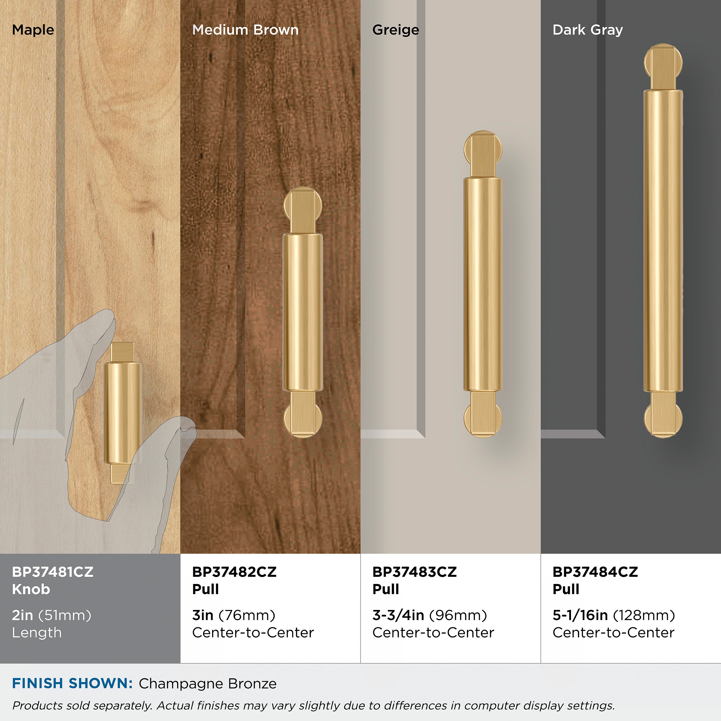 Amerock BP37481CZ Cabinet-Knobs - View #7