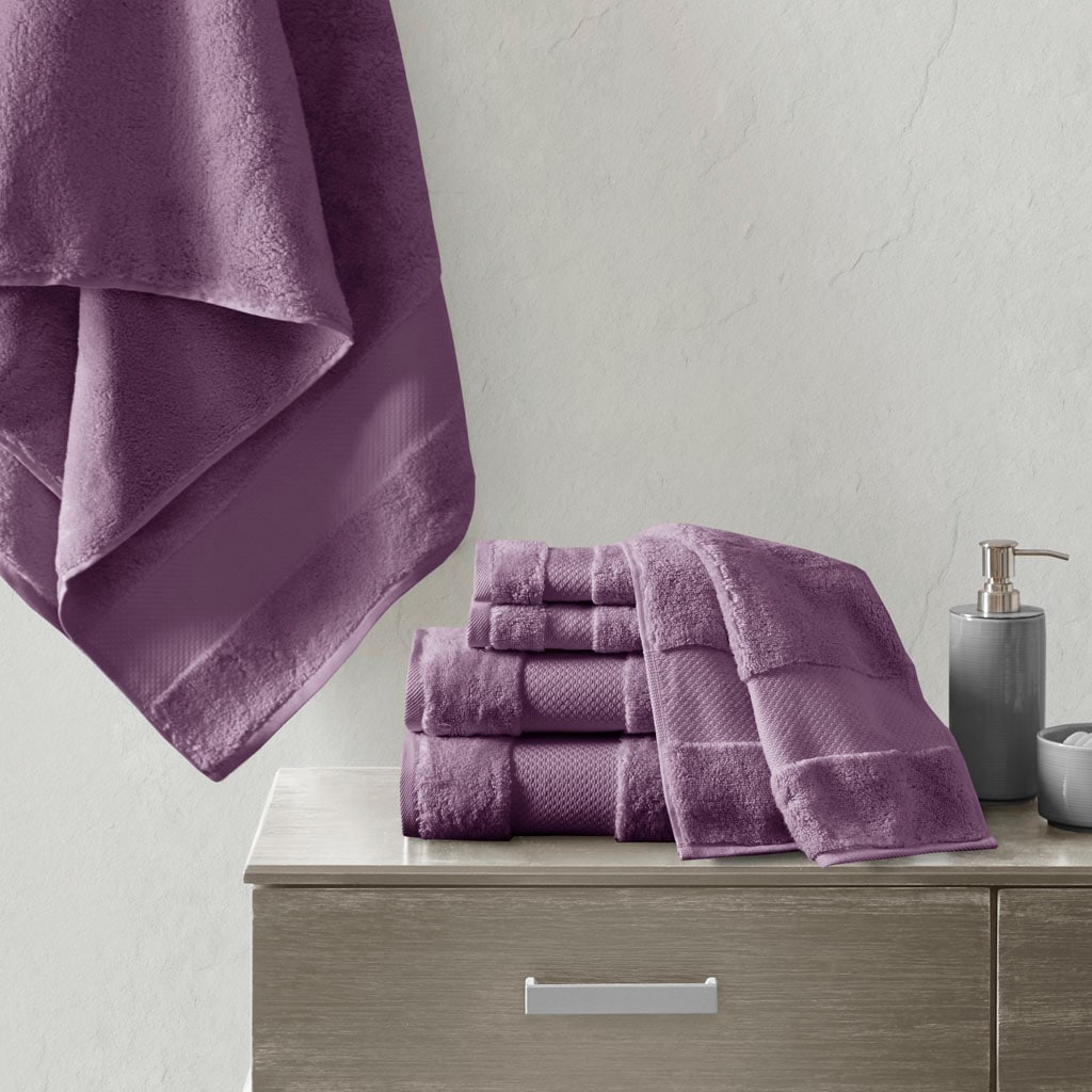 Tinyhomie Cotton 6 Piece Bath Towel Set