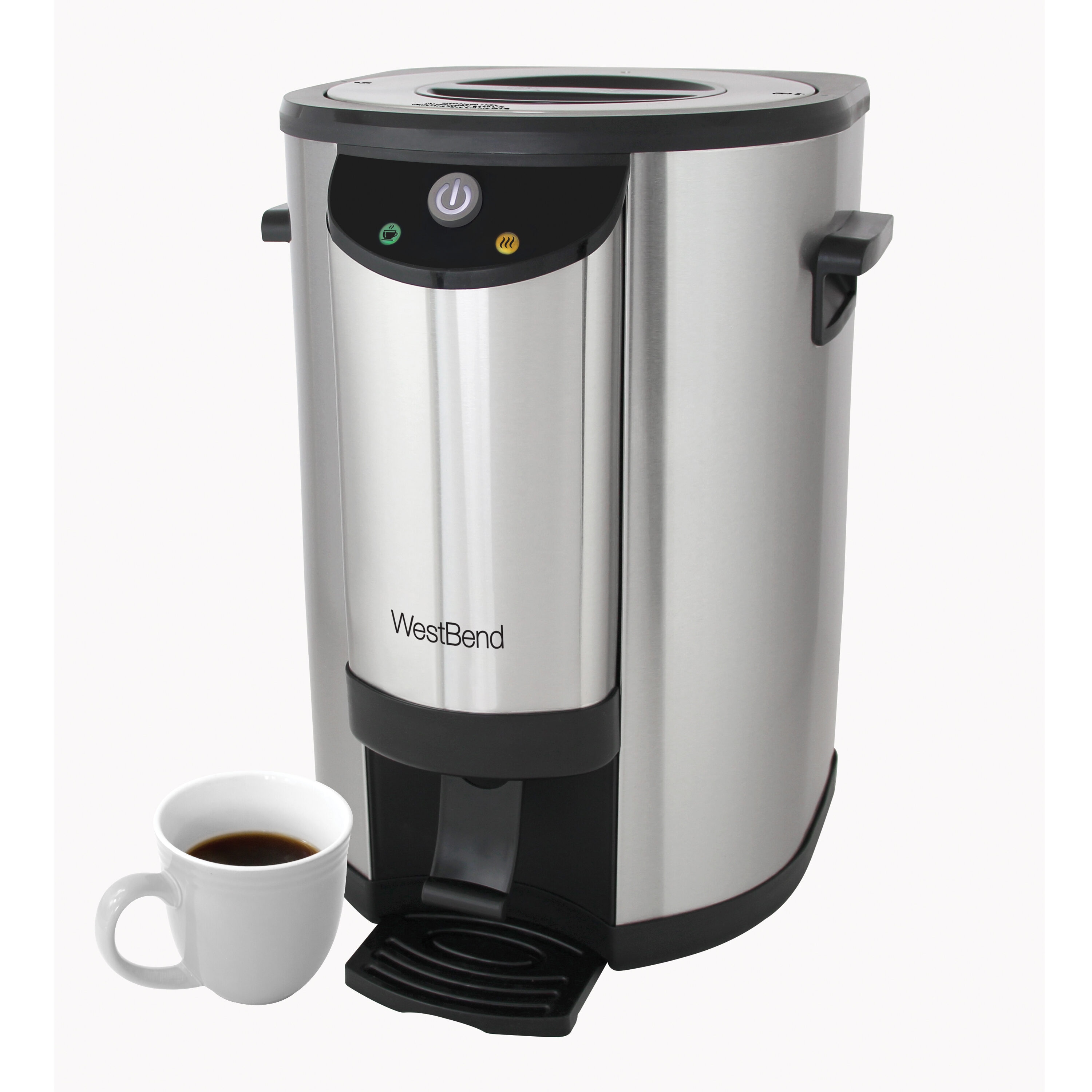 KoolMore 100-Cup Stainless-steel Commercial/Residential Percolator in the Coffee  Makers department at