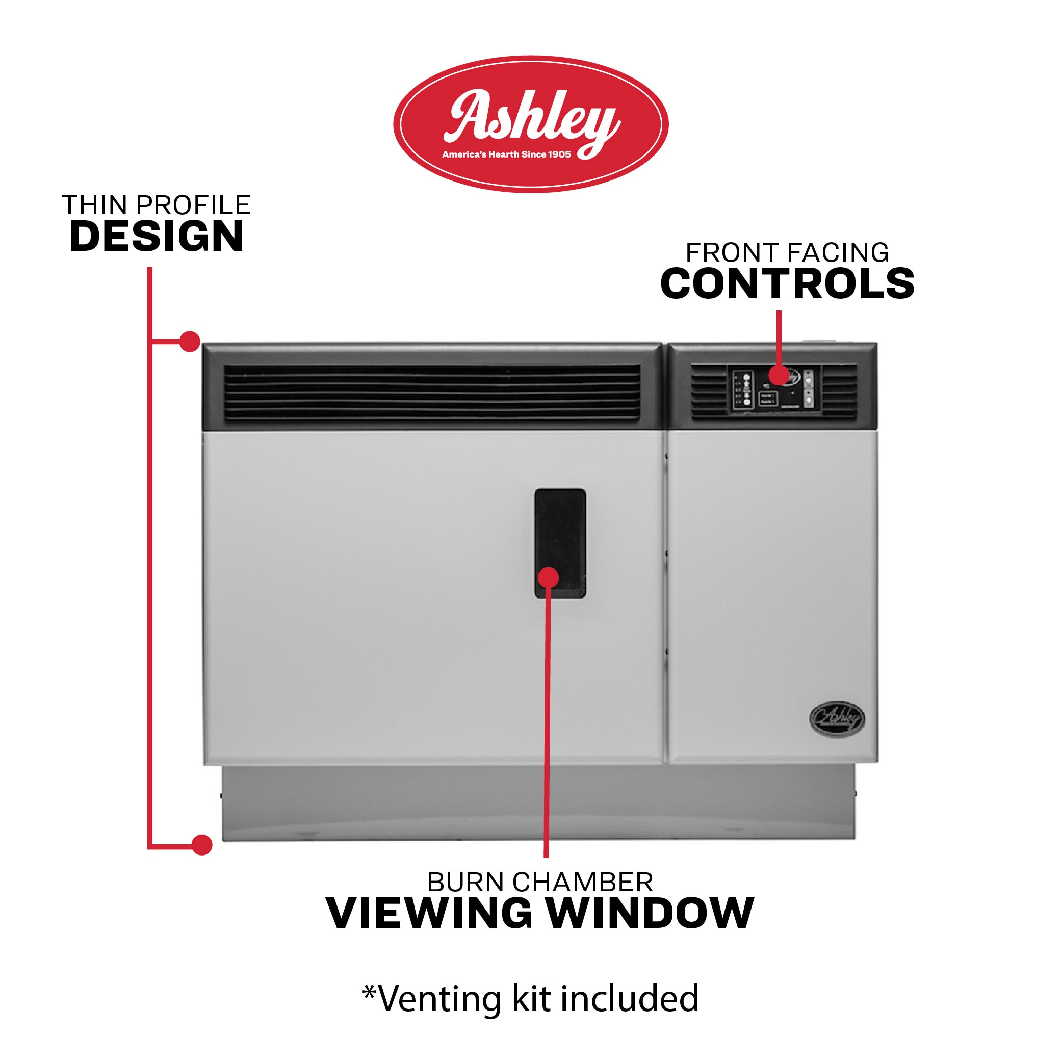 Ashley Hearth Products AP5000 Pellet-Stoves - View #3