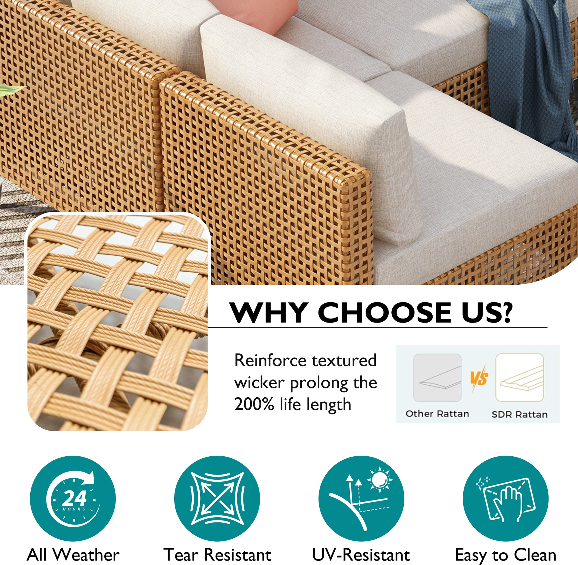 Bybafun YB2600170 Patio-Sofas-Daybeds - View #7