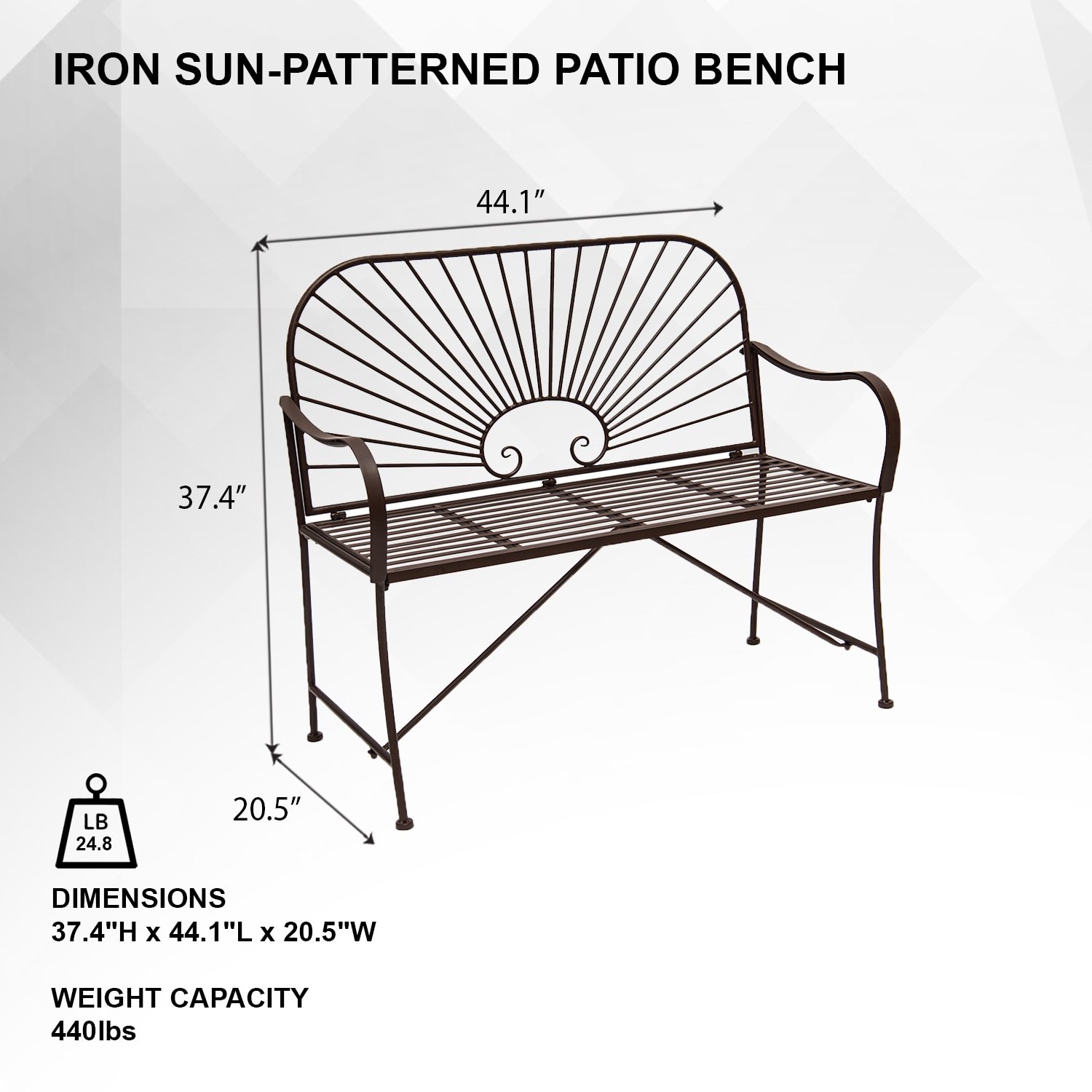 XBrand ALLB0084BR benches - View #7