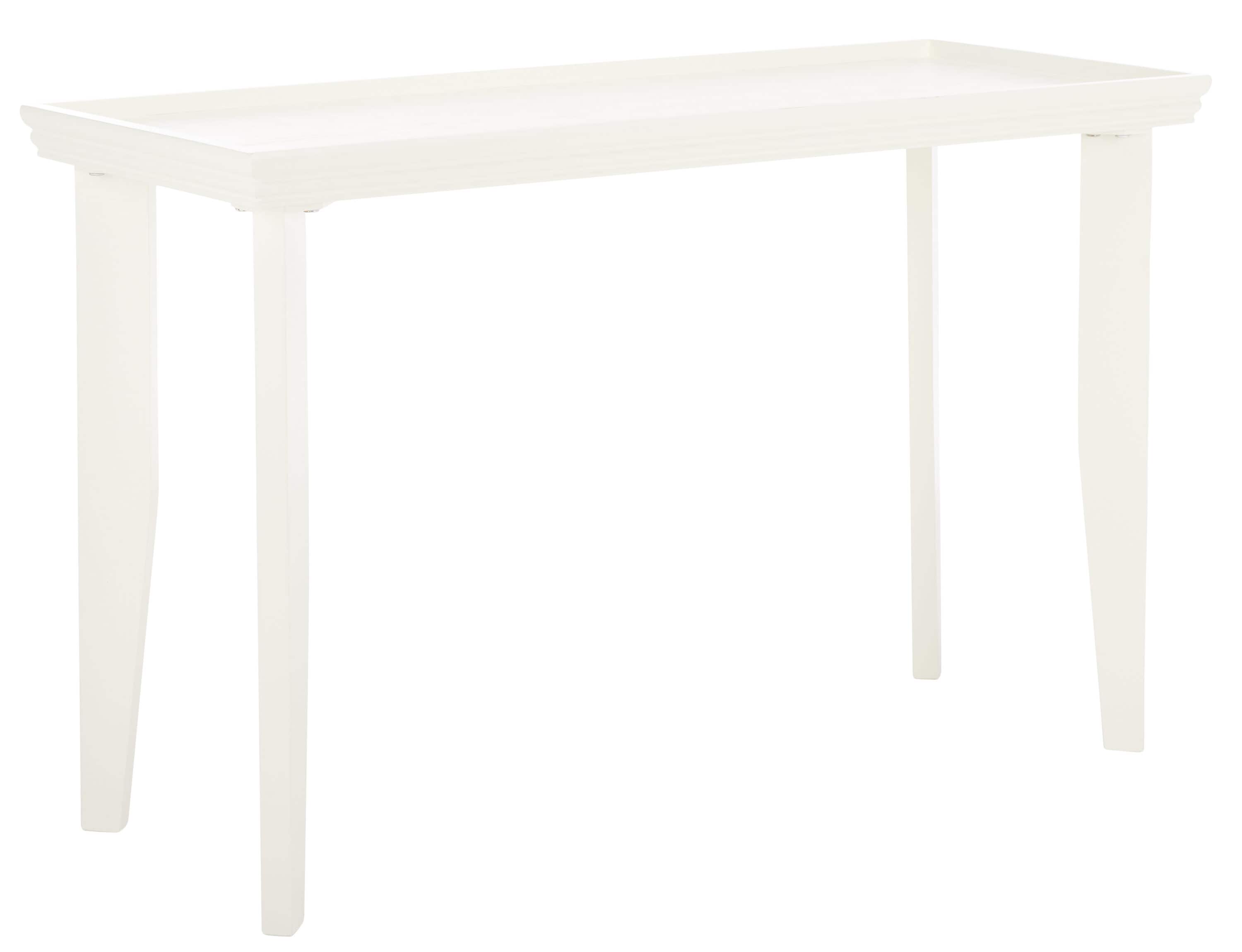 Naios Ivory Rectangular Wood Console Table
