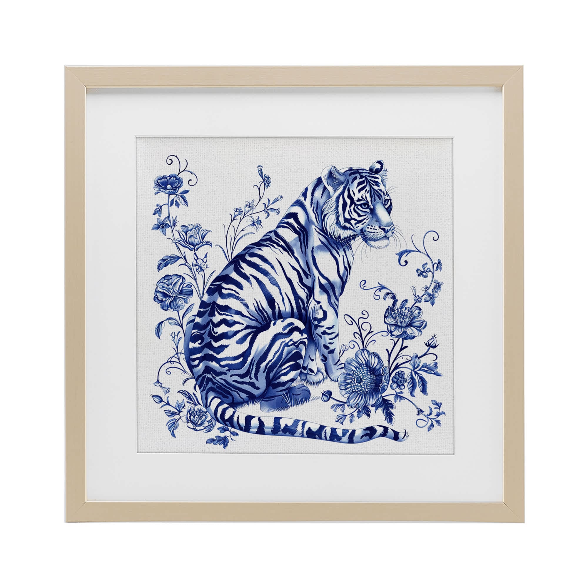Stupell Industries Traditional Ornate Floral Framed Print Under Glass