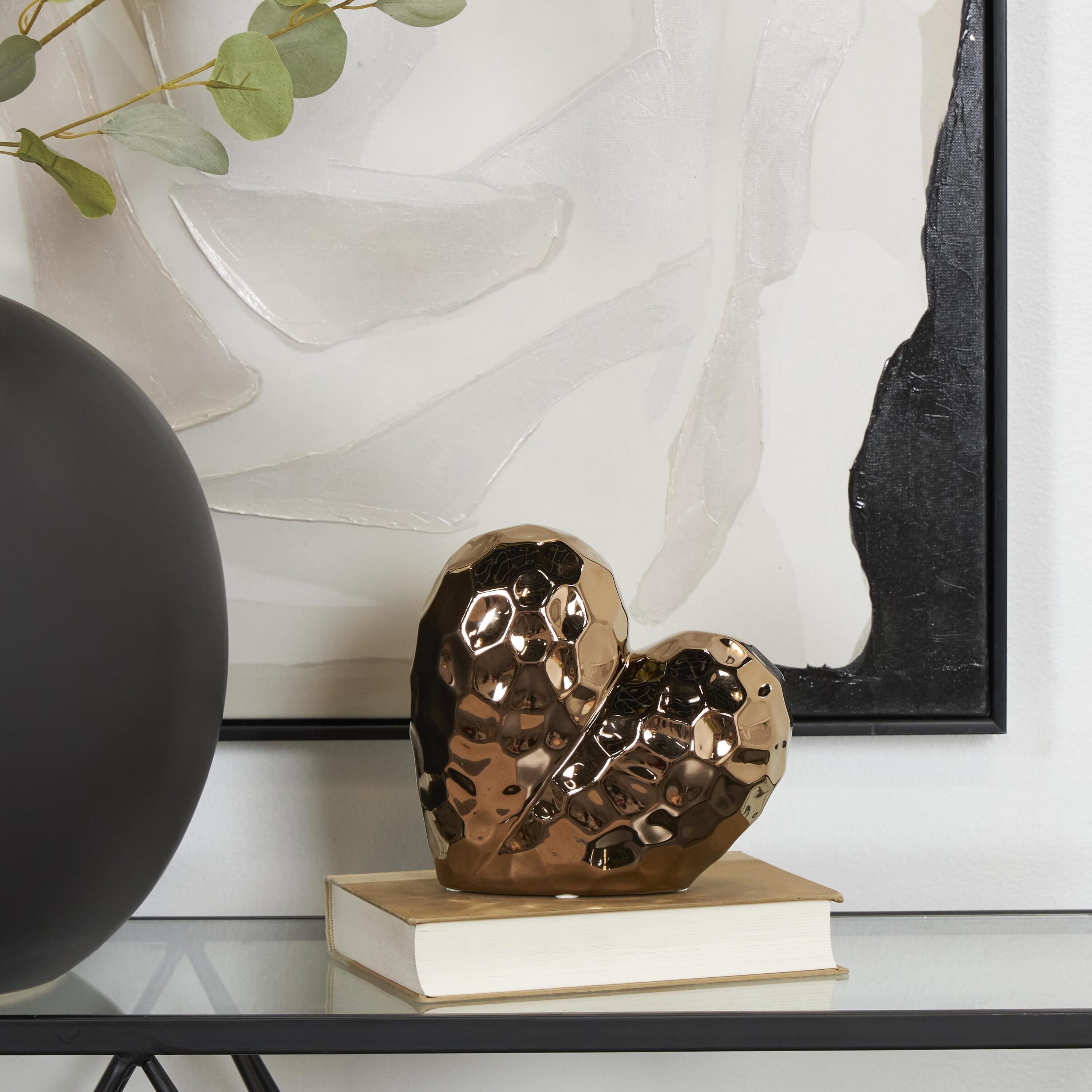 Grayson Lane 820816 Red Ceramic Eclectic Sculpture