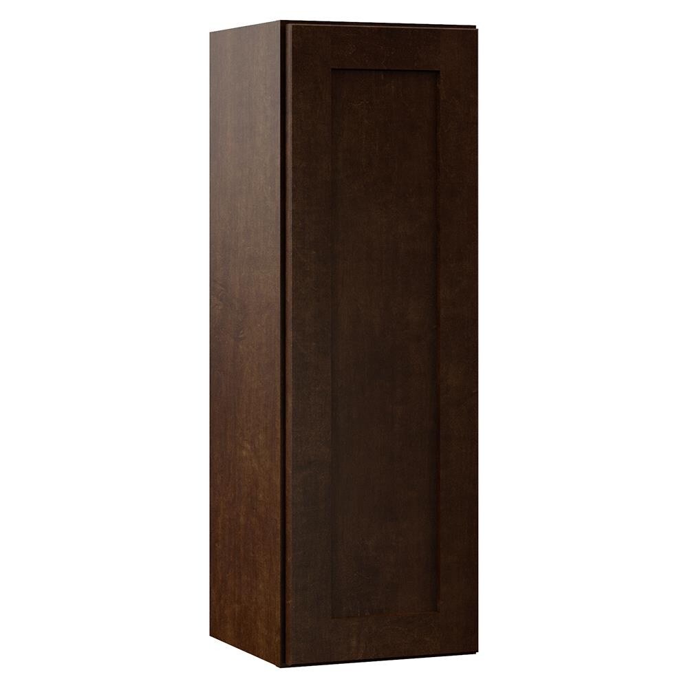 VILLA BATH by RSI LVS12CH-JAV Sanabelle 12-in W x 36-in H x 13-in D Java Bathroom Wall Cabinet