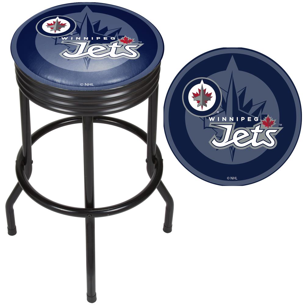 Winnipeg Jets Sign - 22 Round Distressed Logo