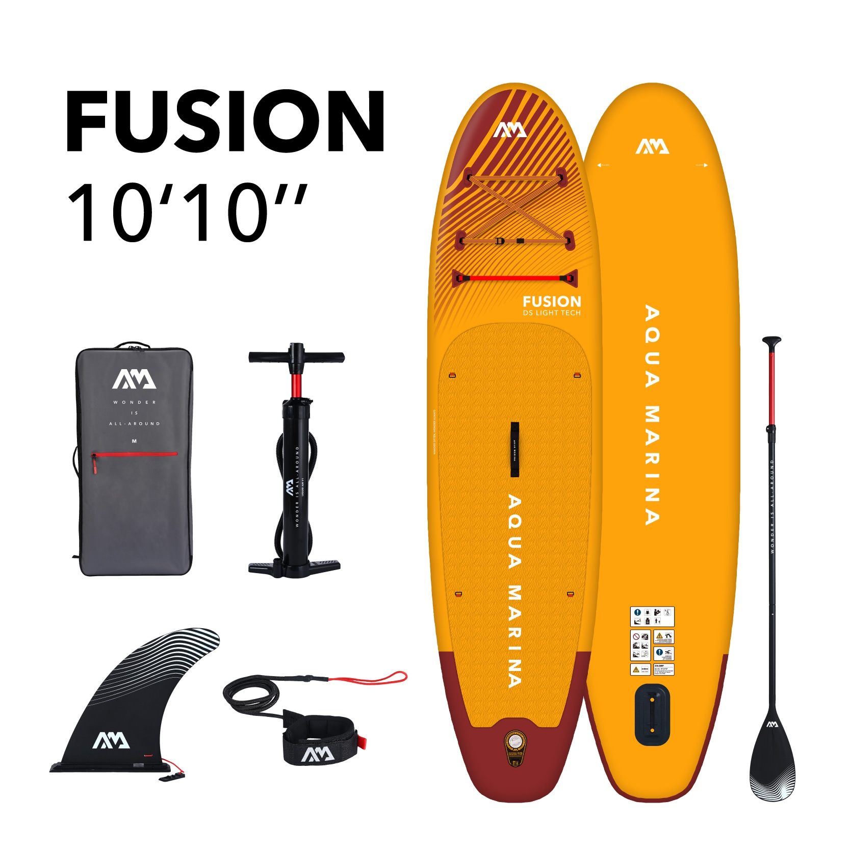 Aqua Marina BT-23FUP All-Around 10.833-ft Inflatable Stand Up Paddle Board
