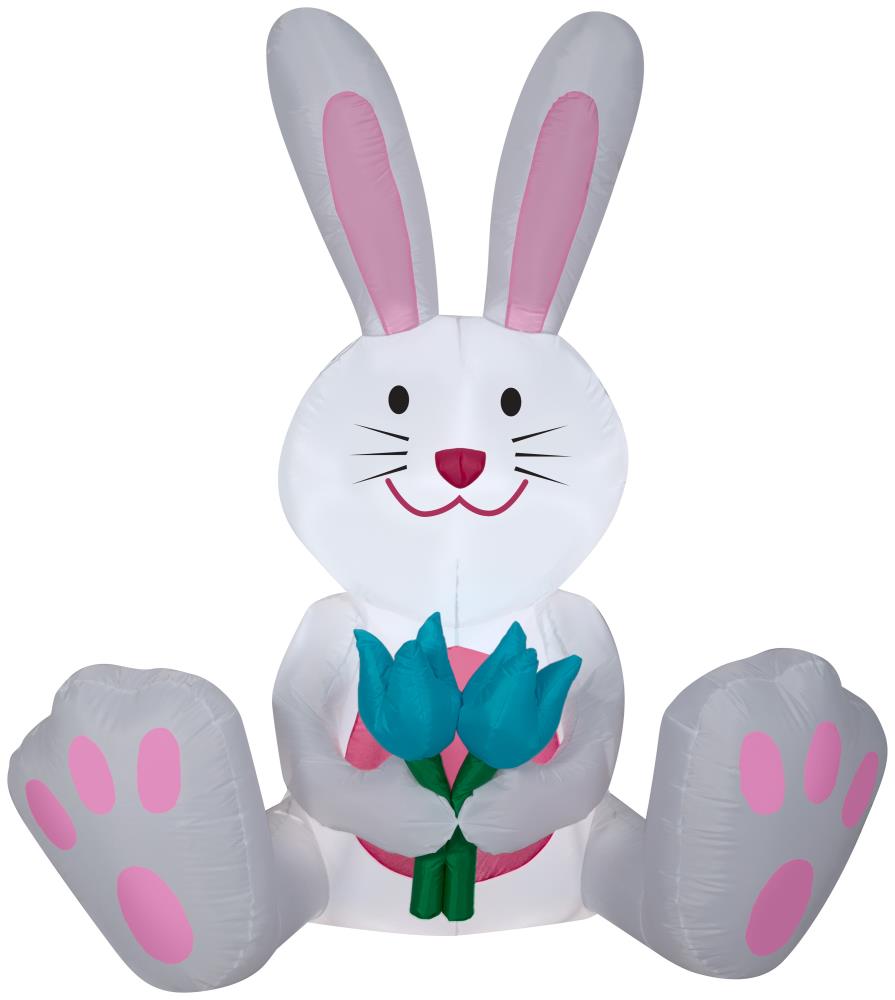 Gemmy Airblown White Bunny at Lowes.com