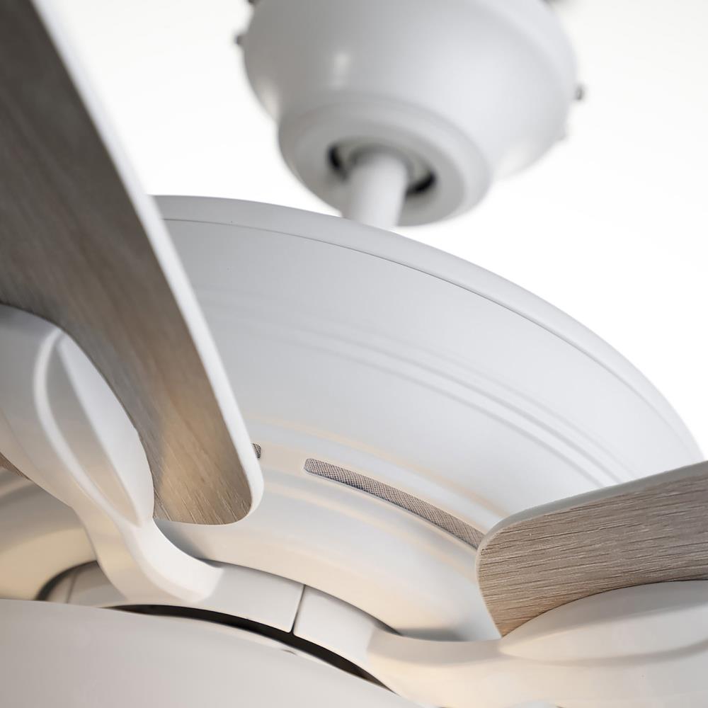 kathy ireland HOME by Luminance Ashland LED 52in Satin White LED
