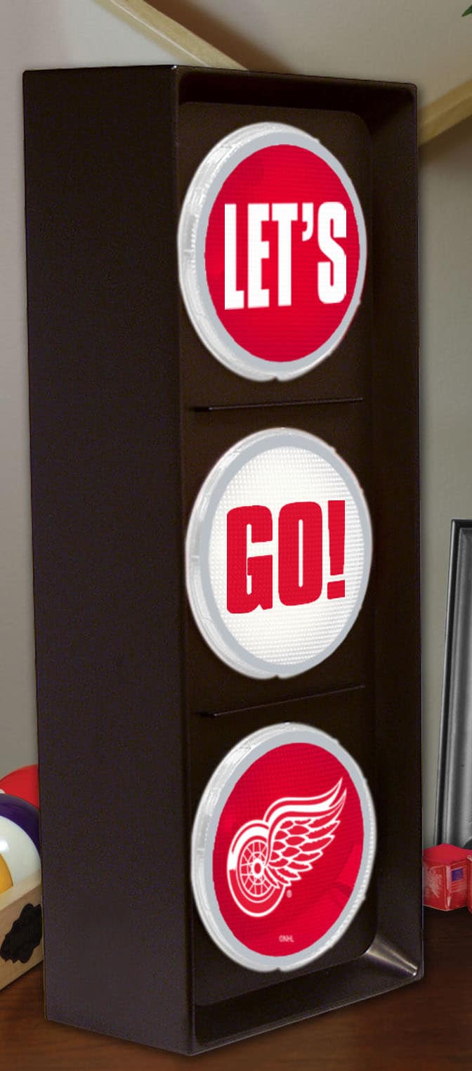 The Memory Company NHL-DRW-894 Detroit Red Wings 16-in Sports Traffic Light Lamp Light