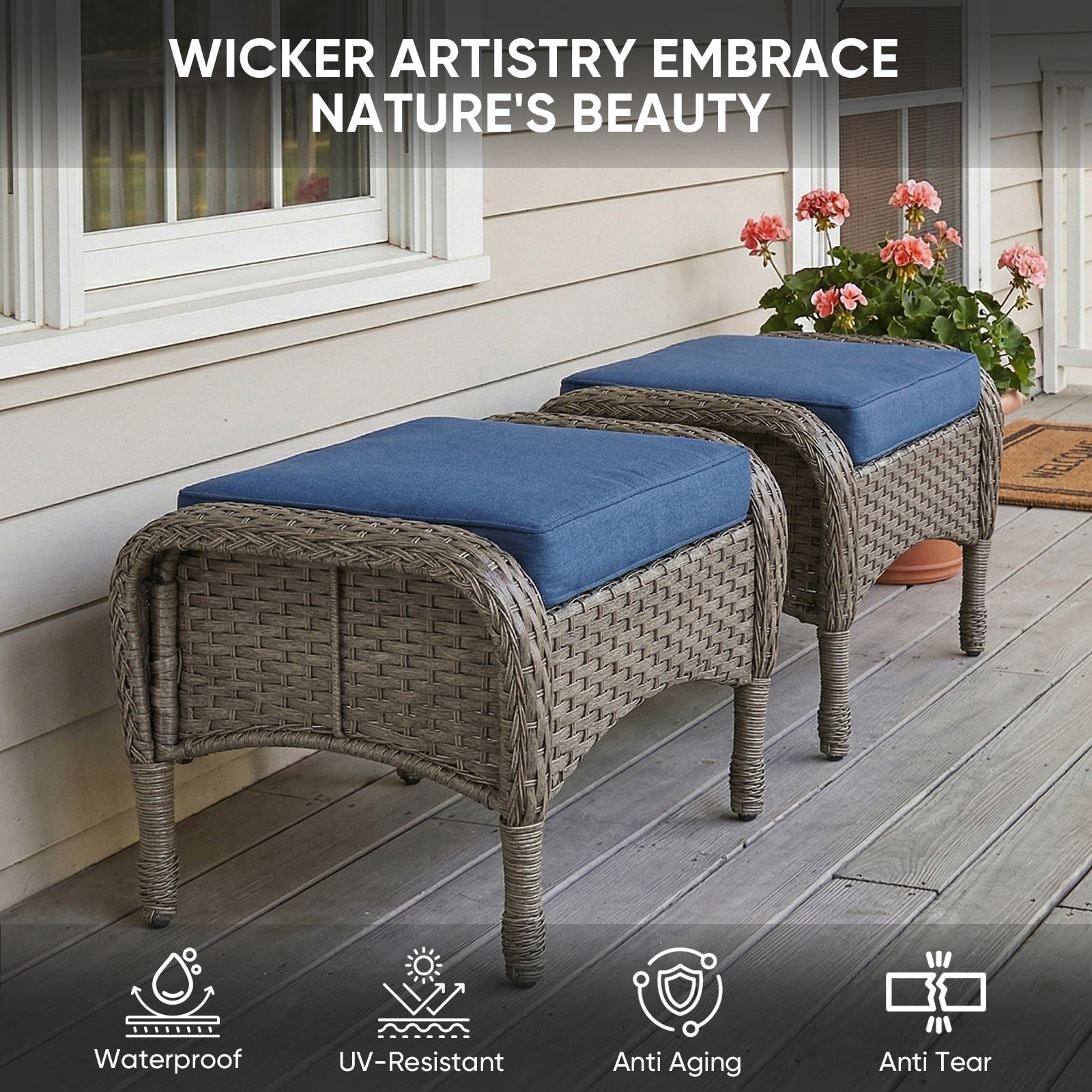 Rilyson FSKWGY40-1 Stools-Ottomans - View #3
