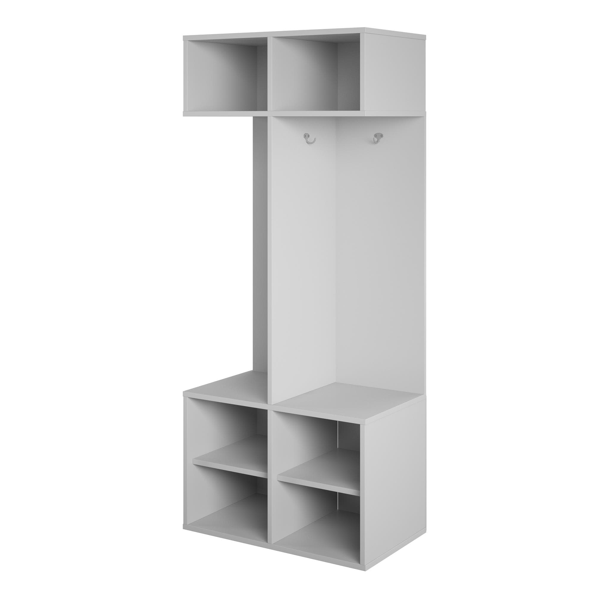 Ameriwood Home Nathan Kids Large Toy Storage Bookcase, Dove Gray in the Toy  Boxes department at