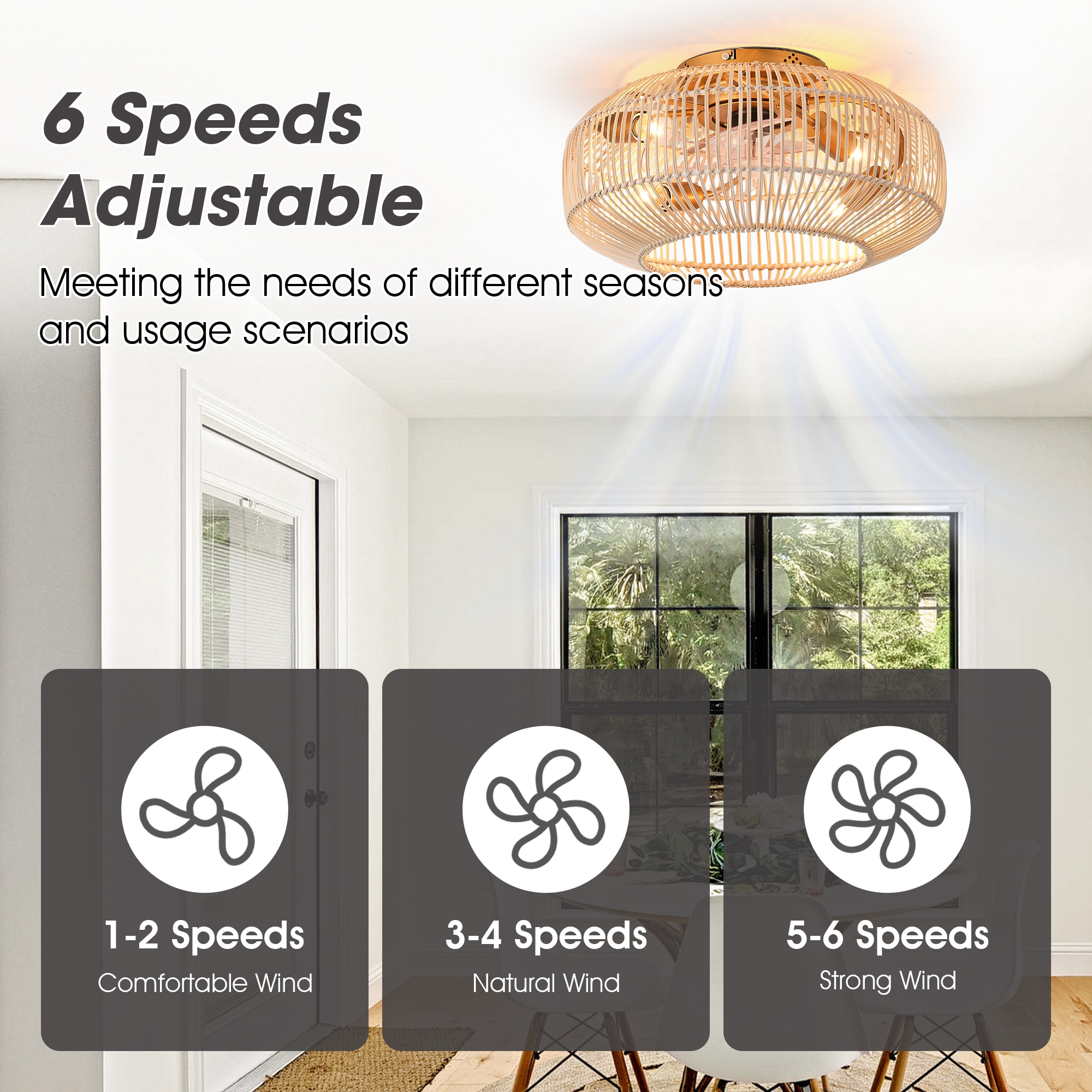 IHOMEadore MDF2002WH Ceiling-Fans - View #5