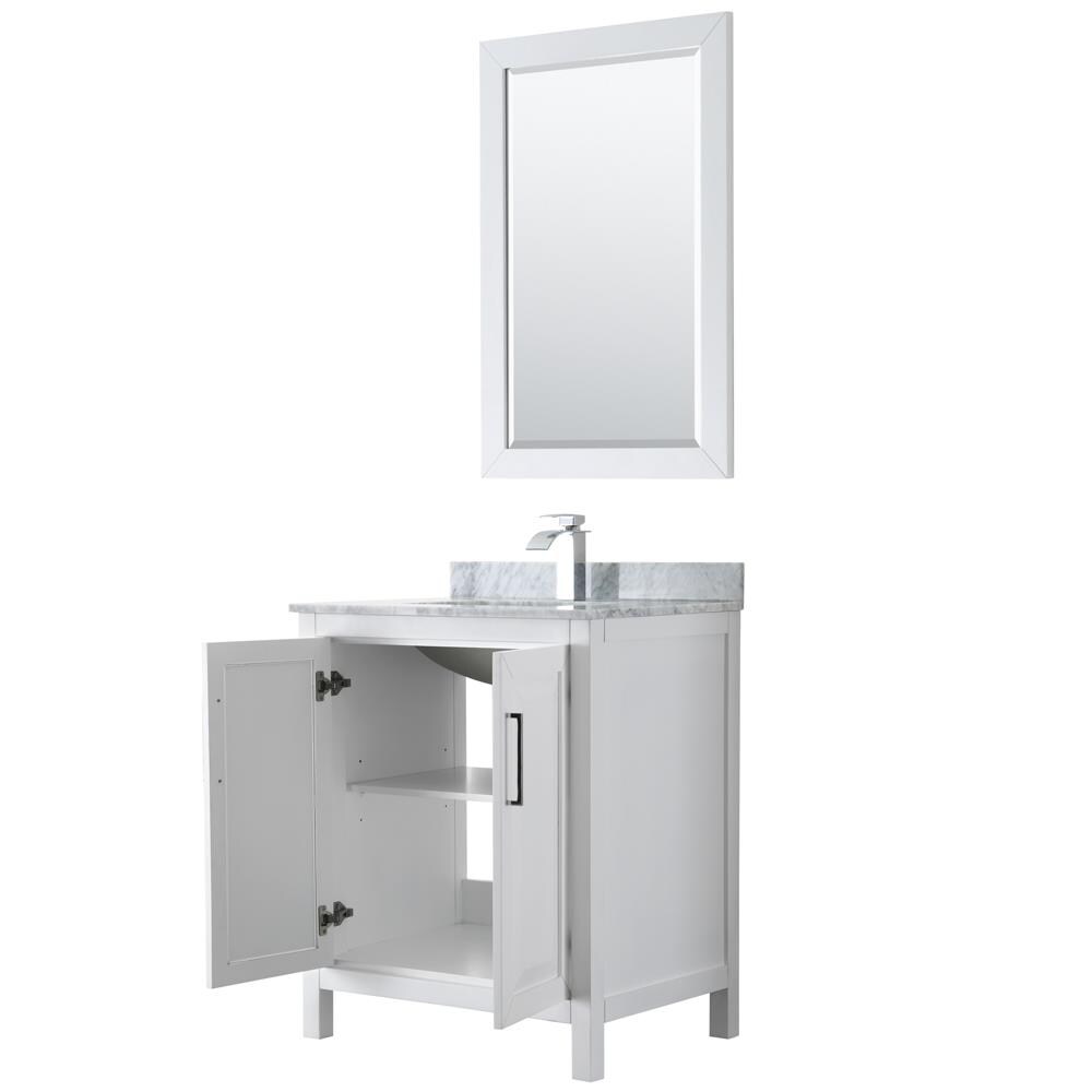 Wyndham Collection WCV252530SWHCMUNSM24 Bath-Vanity-Combo - View #2