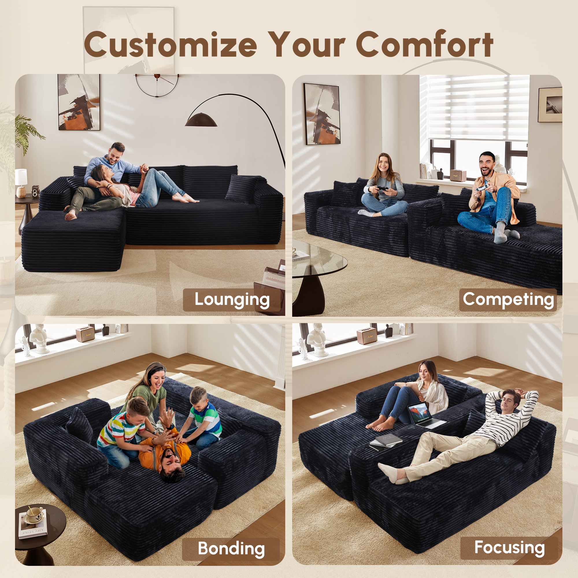 Pouuin SVI43L Sofas-Loveseats - View #8