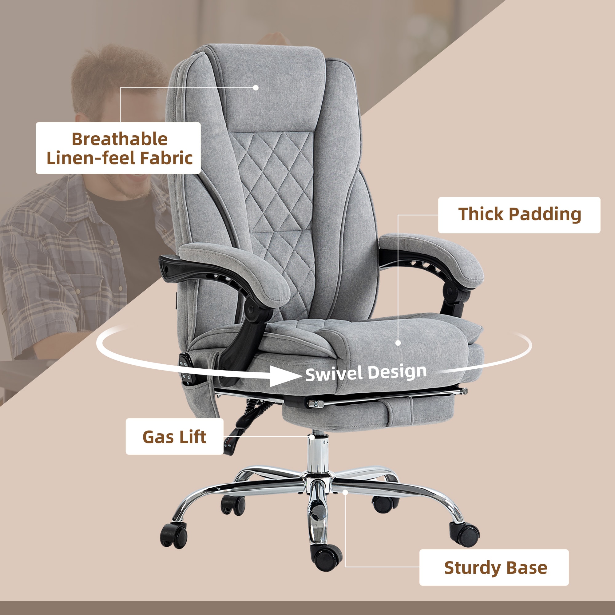 Flynama SH156074 Office-Chairs - View #6