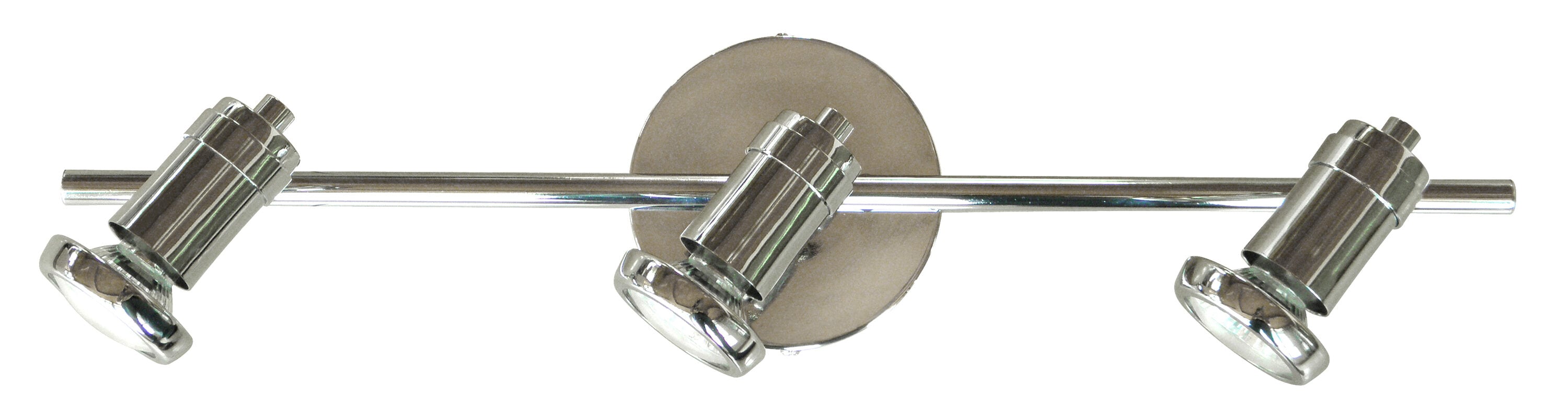 Whitfield Lighting TP391-3CH Sheldon 3-Light Chrome LED Flush Mount Light