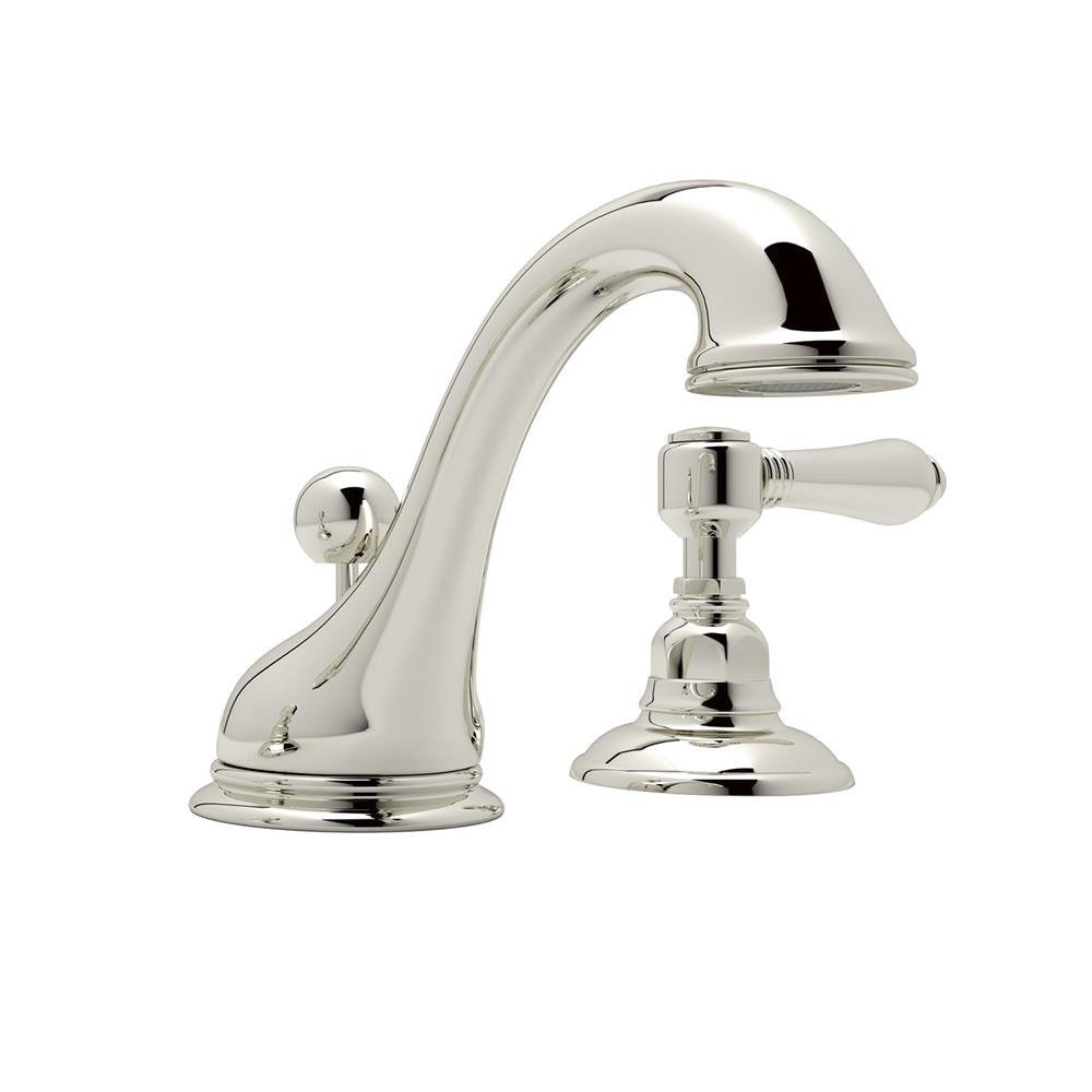 Rohl Polished Nickel Widespread 2 Handle Bathroom Sink Faucet With   09268883 