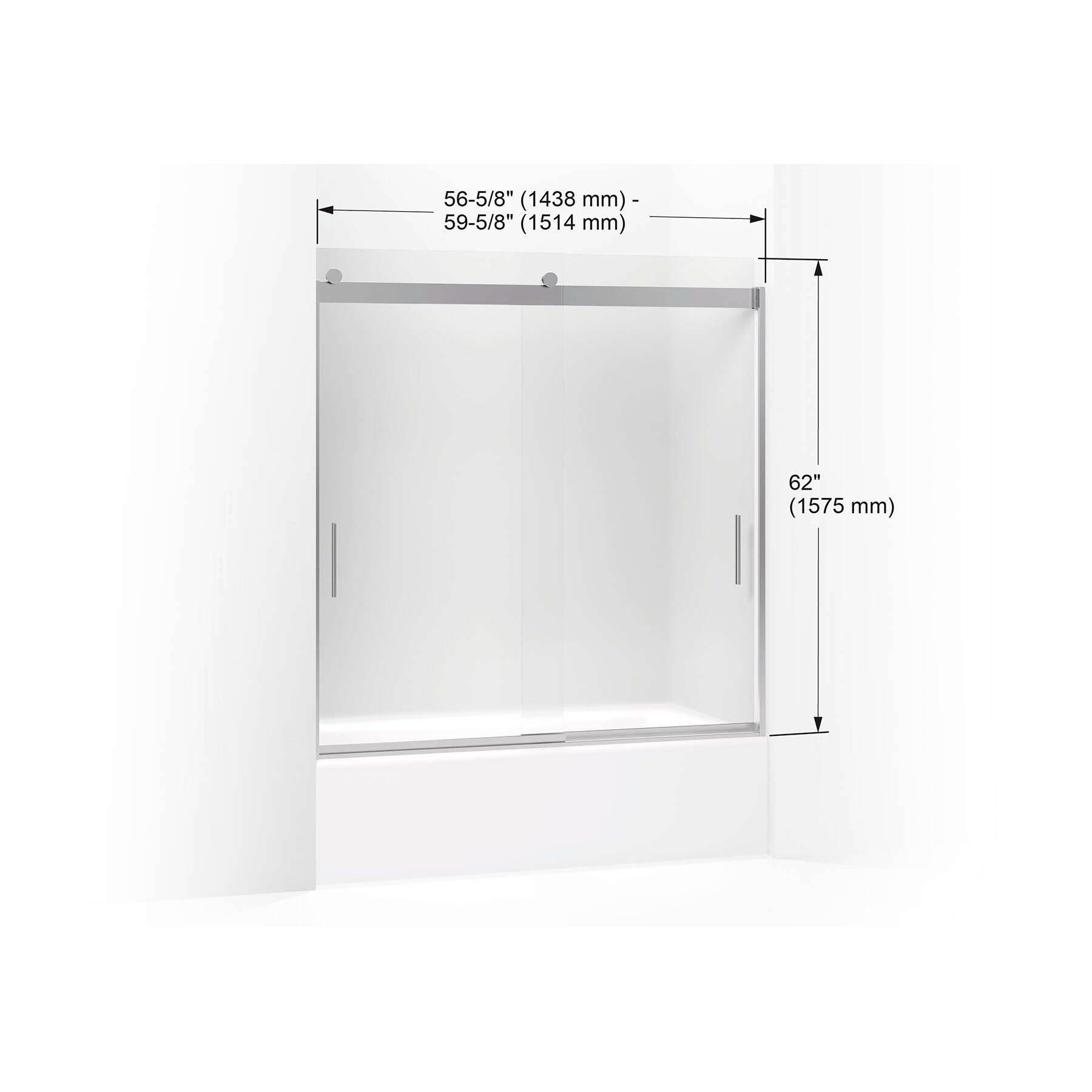 KOHLER 706000-D3-MX Bathtub-Doors - View #3