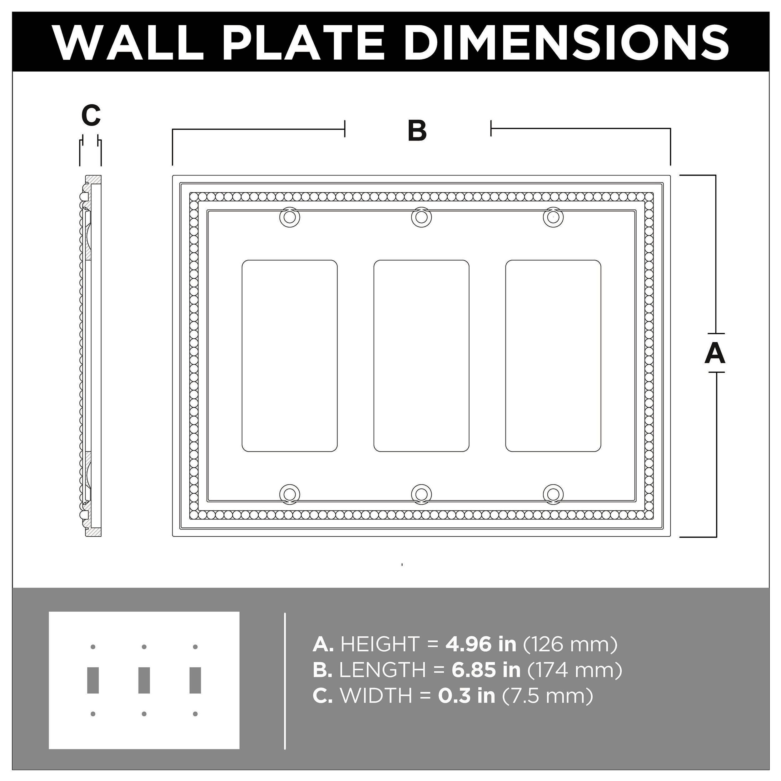 allen + roth W46546-VBR-C Electrical-Wall-Plates - View #10