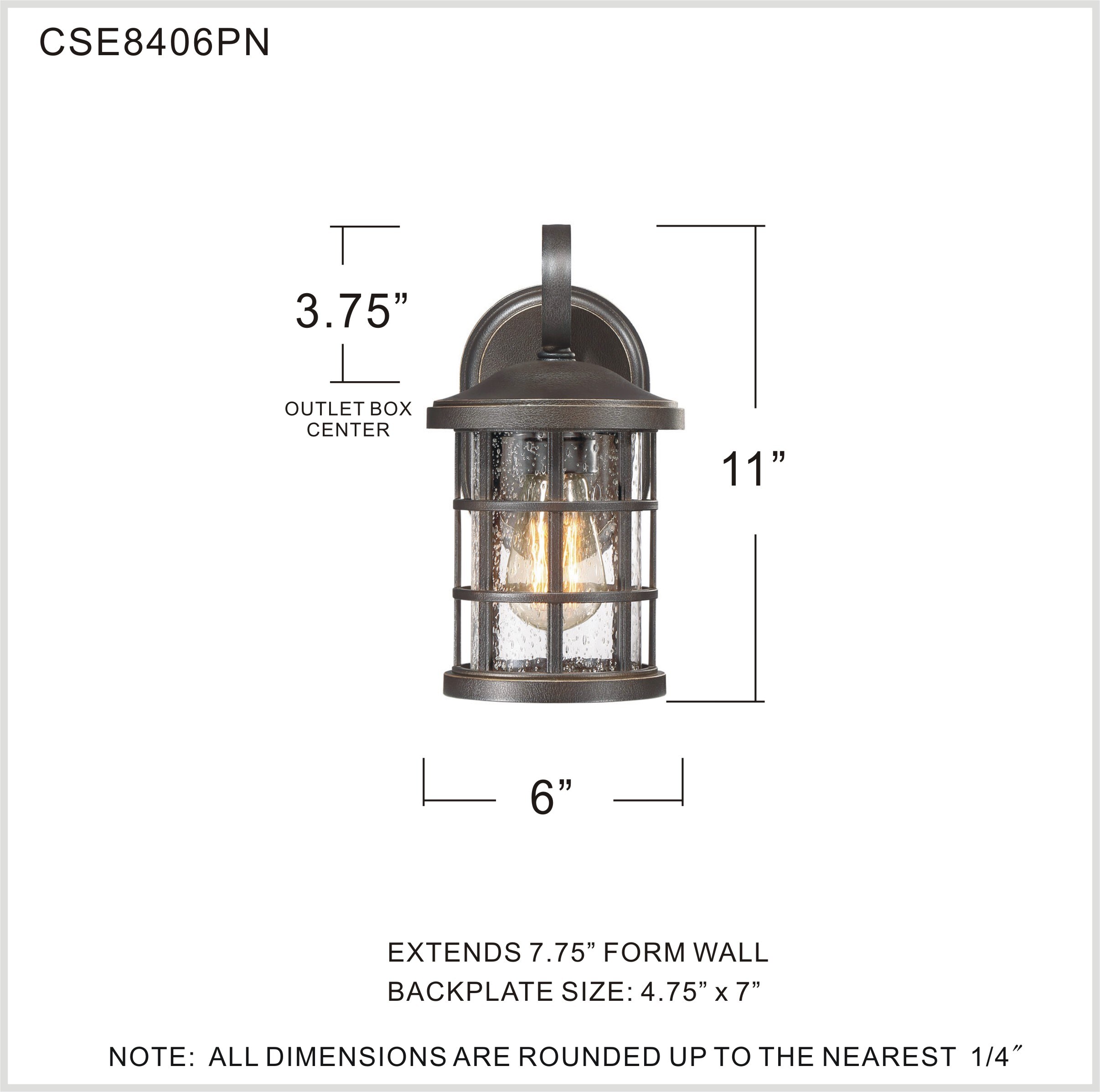 Quoizel CSE8406PN Outdoor-Wall-Lighting - View #10
