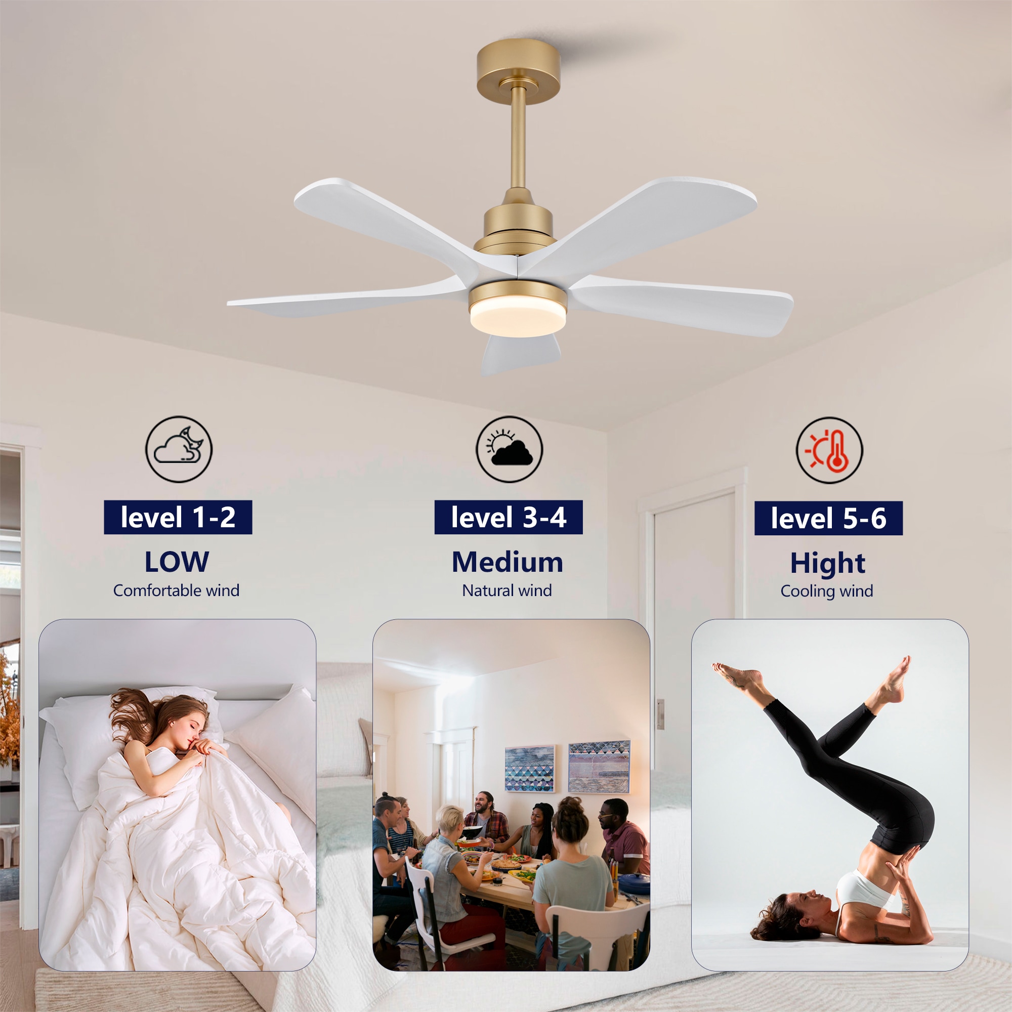 Wellspeed 42LSP334791WH Ceiling-Fans - View #4