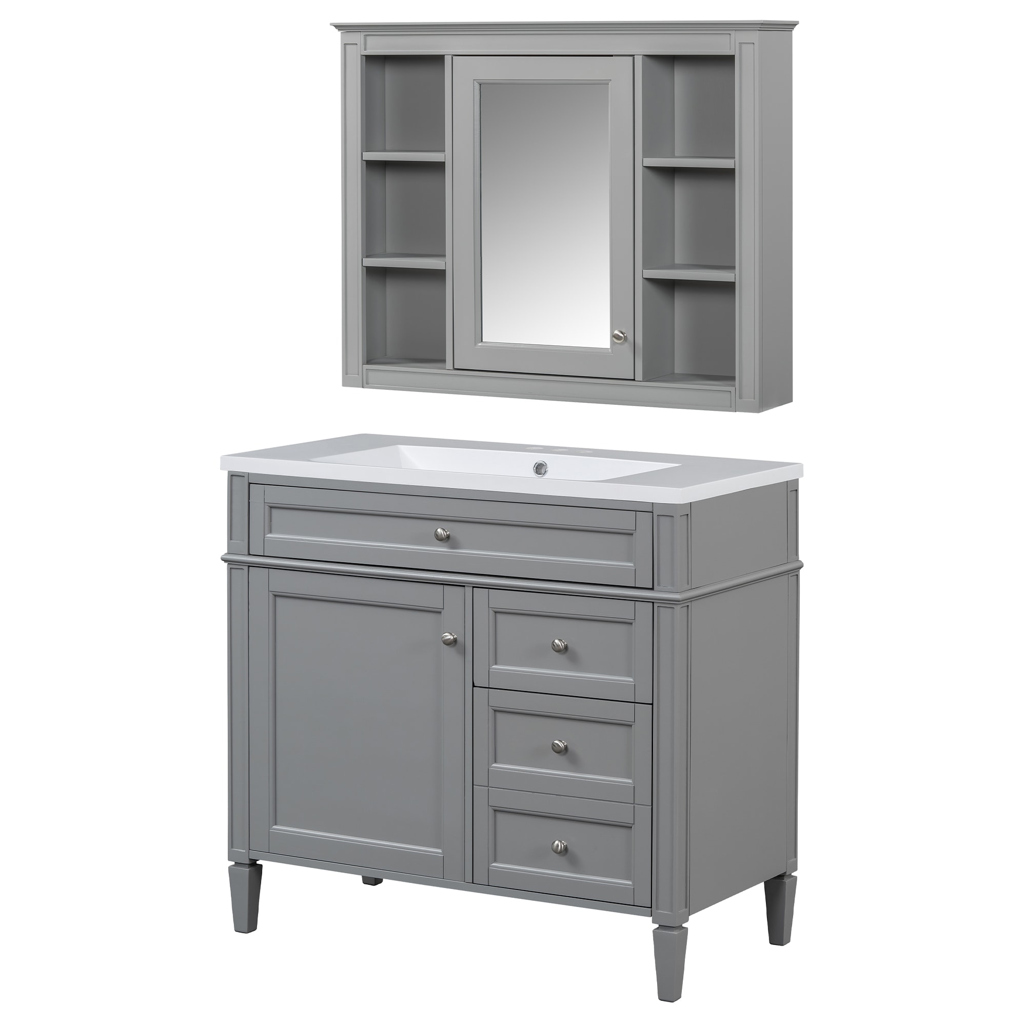 ModernLuxe L3P-N710S236006E Bath-Vanity-Combo - View #15