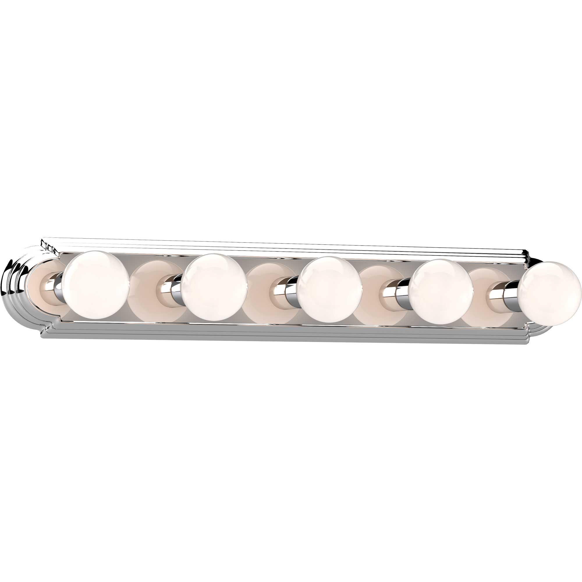 Volume Lighting V1125-3 30-in 5 -Light Chrome Transitional Vanity light bar