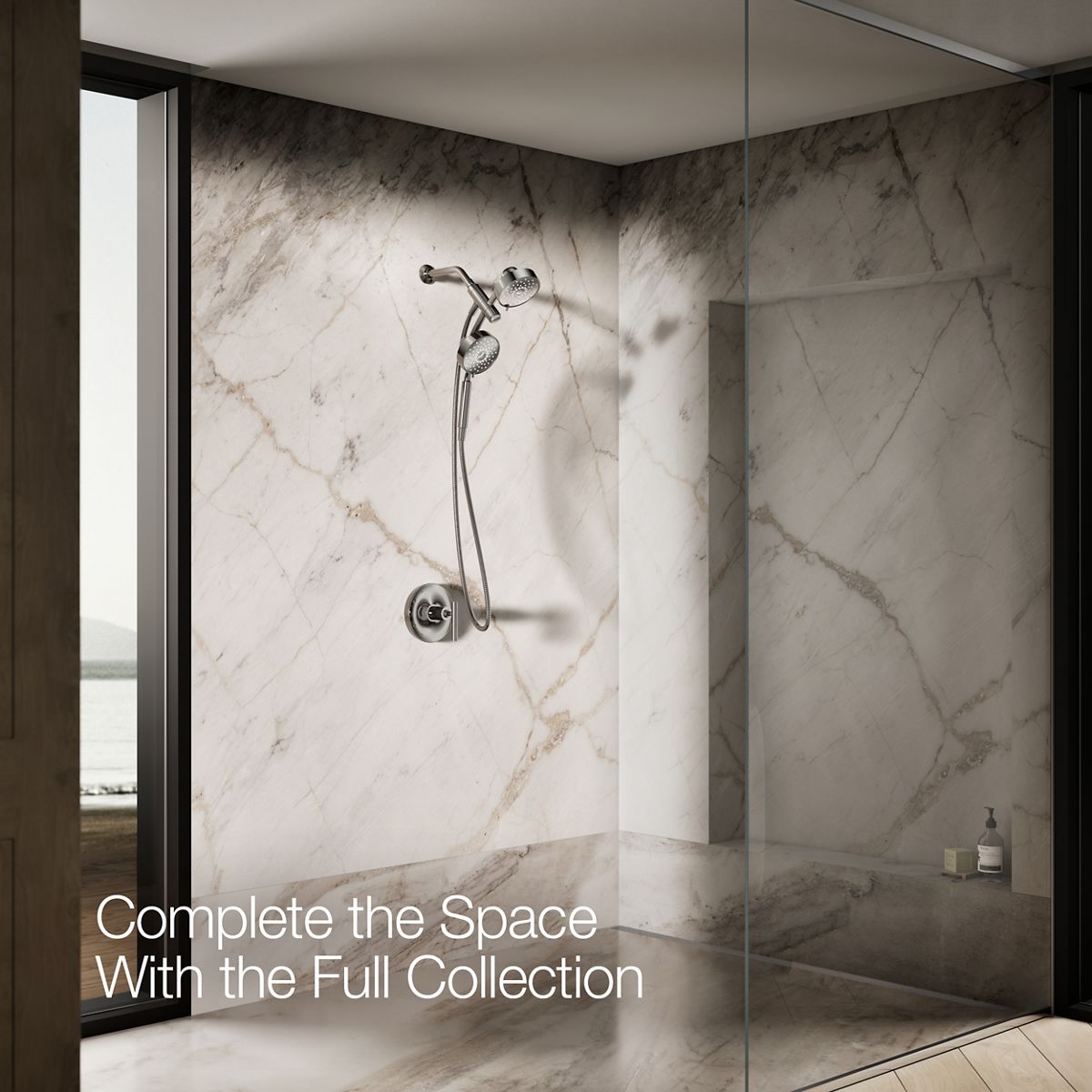 KOHLER K-23219-CP Showerhead-Bar-Panels - View #7