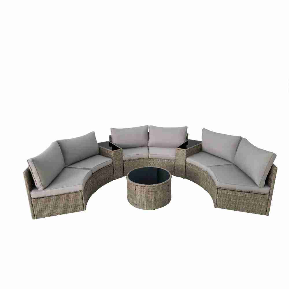 Coolbibila IAN-PATIO-GRAY Patio-Conversation-Sets - View #2