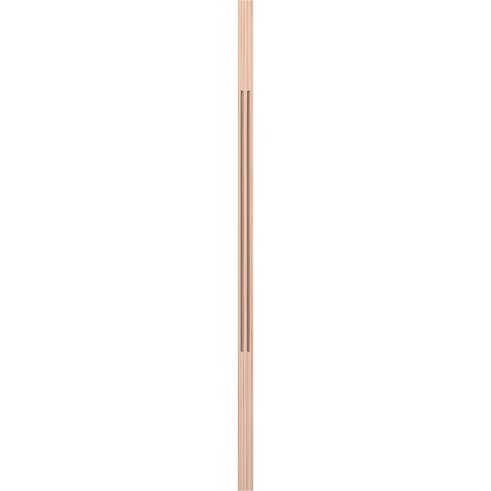 L.J. Smith Stair Systems LJF-5060-B 38 38-in x 1.25-in Unfinished Beechwood Square Top Stair Baluster