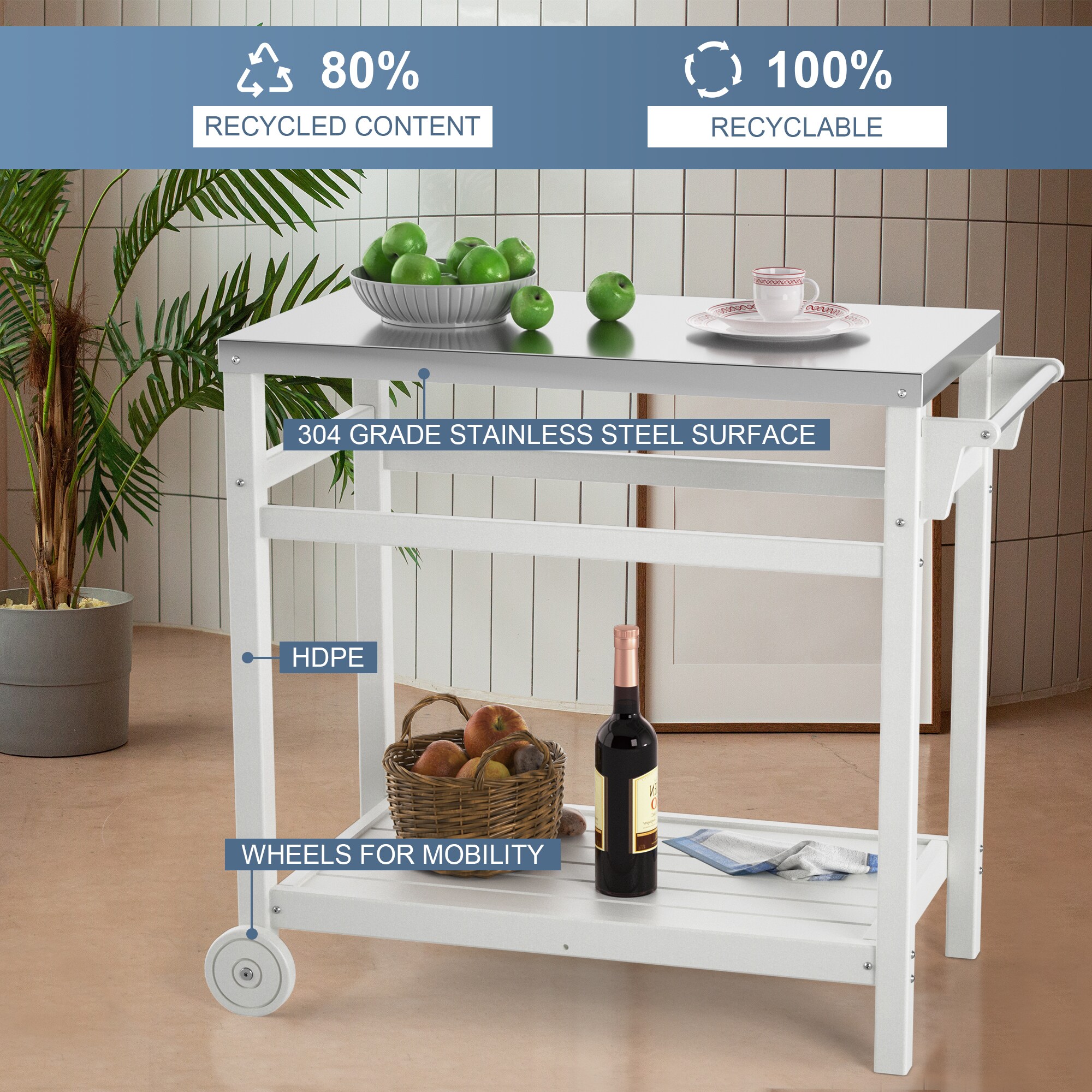 Runesay HBGRIL-12 Grill-Carts-Grill-Stands - View #4