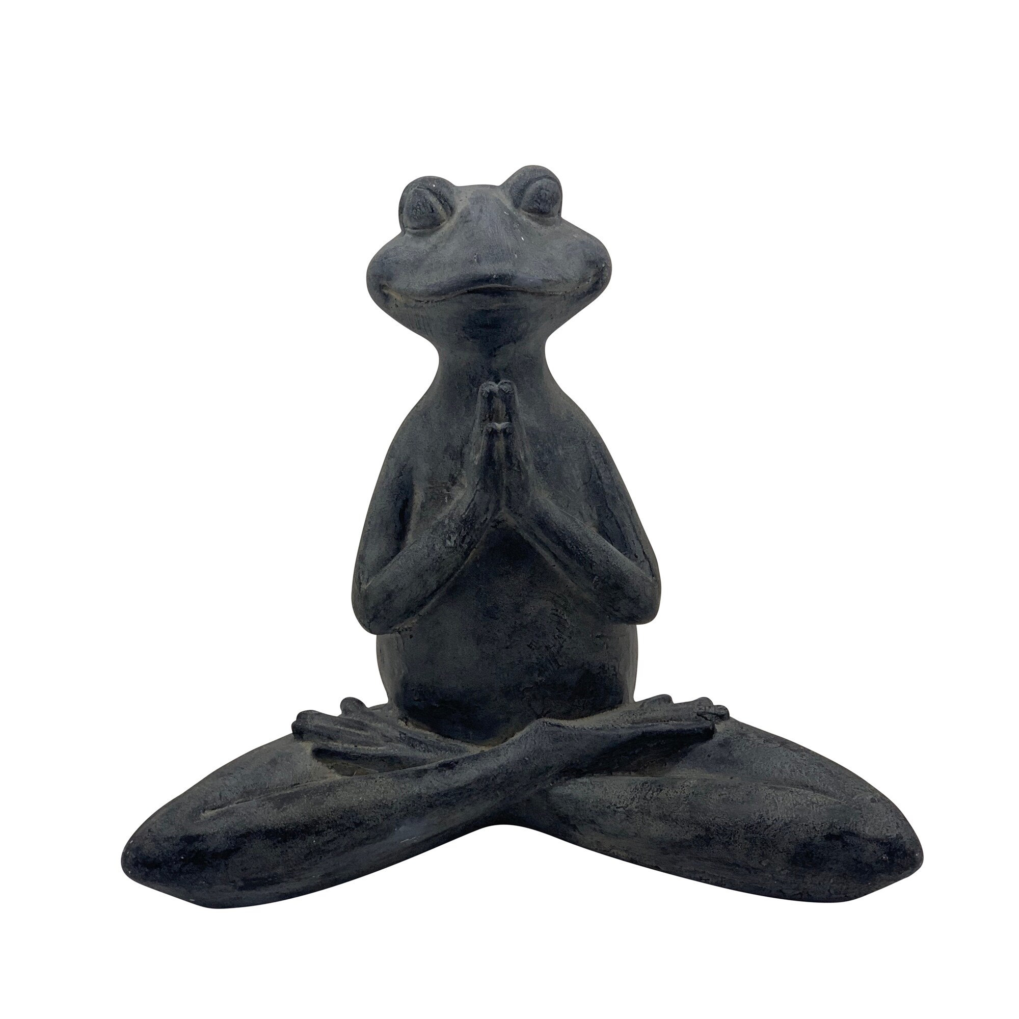 Sagebrook Home 15127-01 16-in H x 16-in W Black Animal Garden Statue