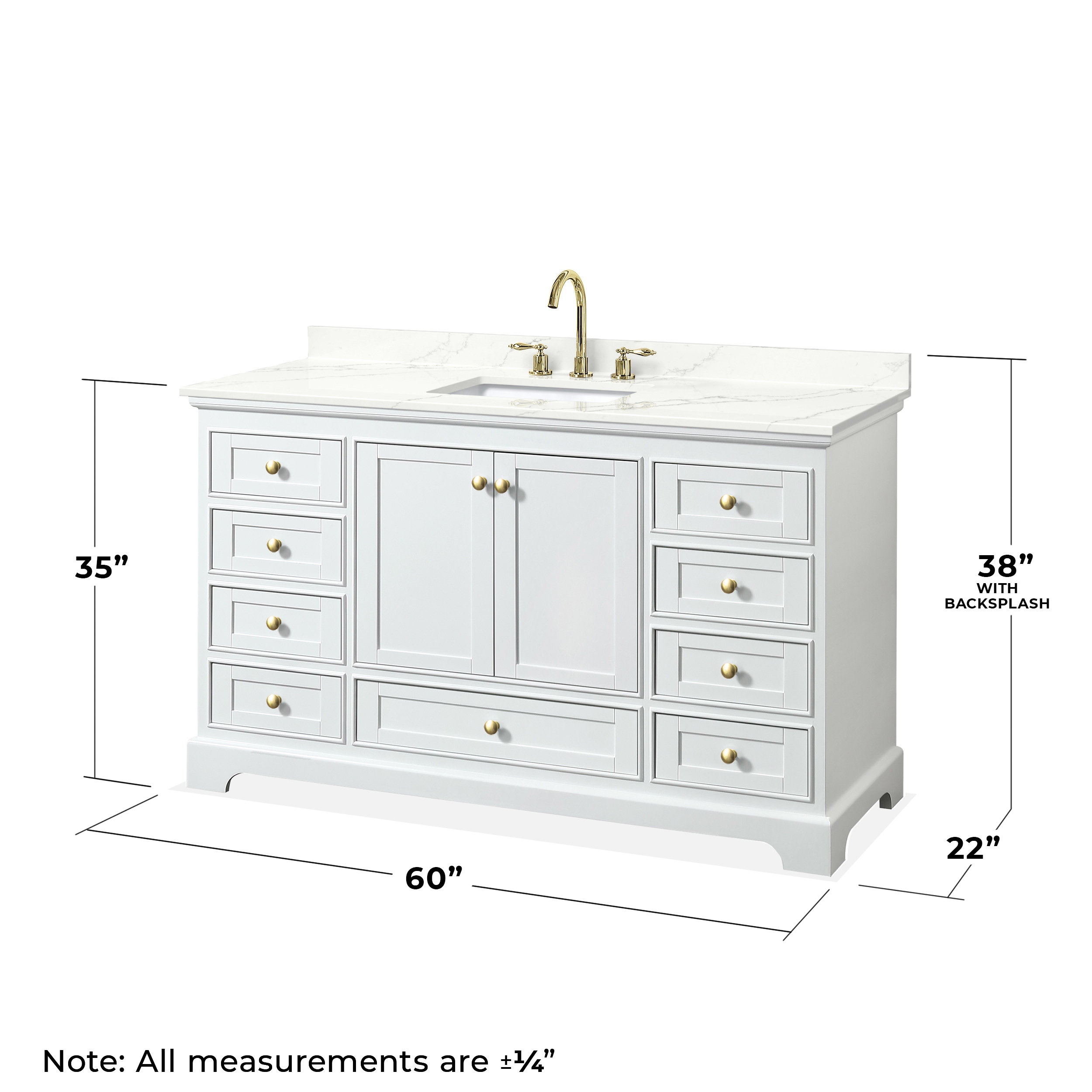Wyndham Collection WCS202060SWGGTUS3MED Bath-Vanity-Combo - View #5