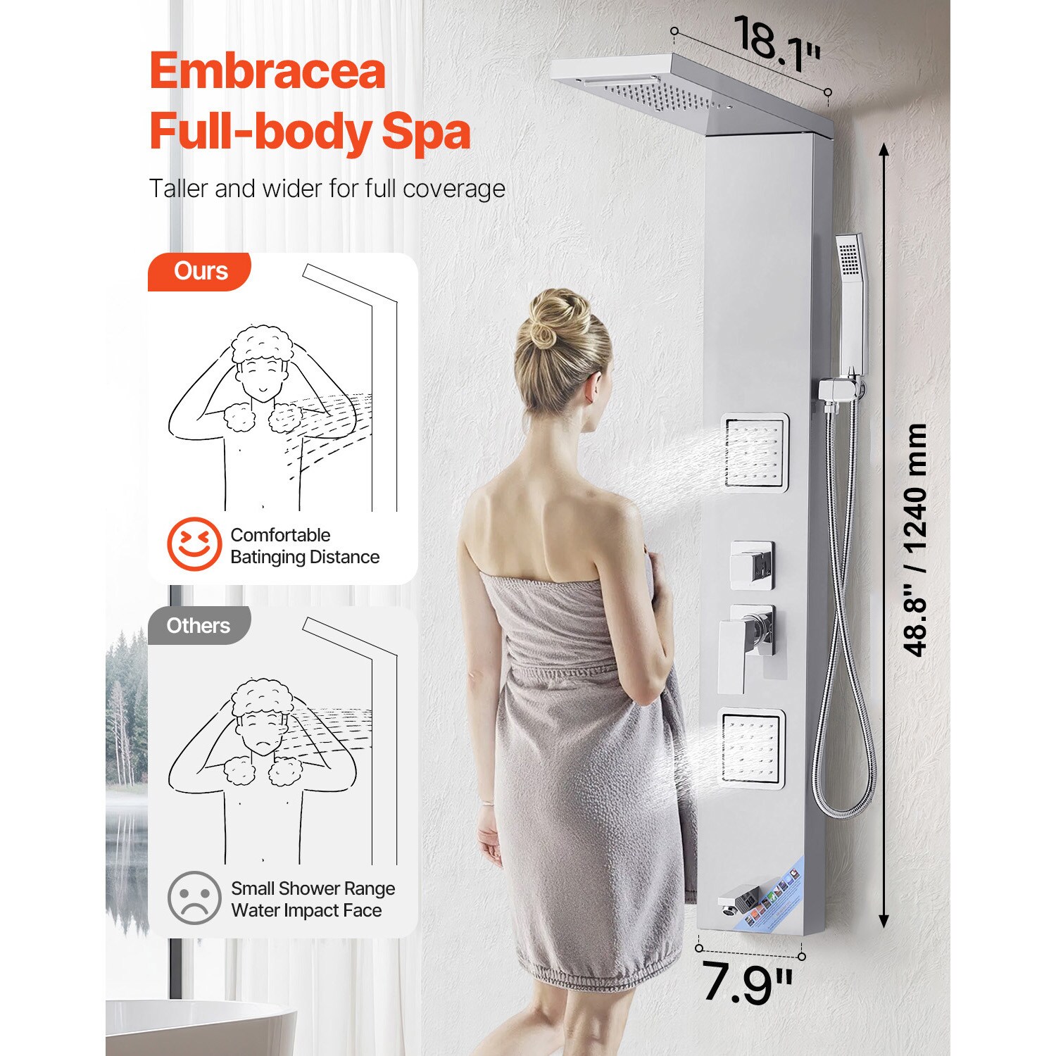 Tahanbath HM-2P484354 Tub-Shower-Faucets - View #5