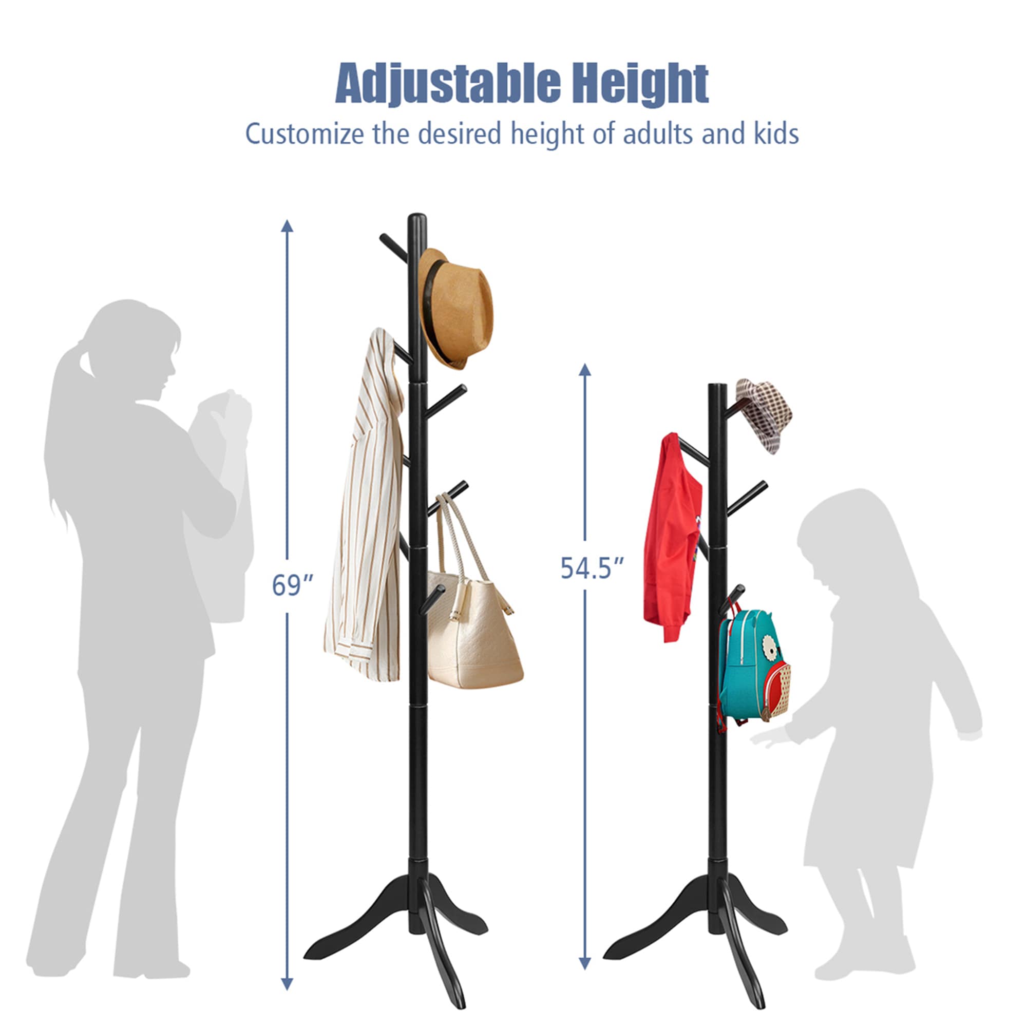 Costway SXL00152 Coatrack-Stands-Pedestals - View #3