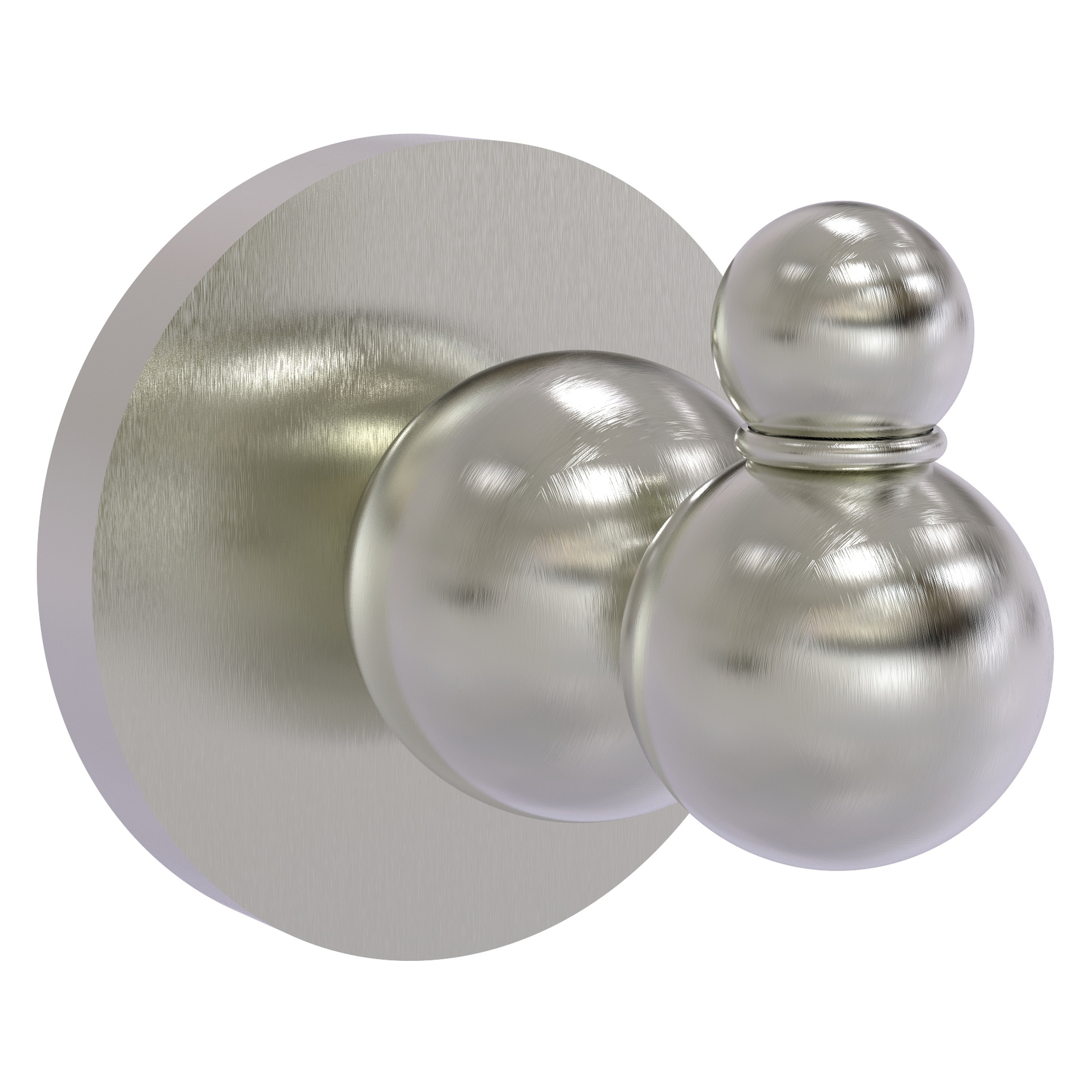 Allied Brass BL-H1-SN Bolero Satin Nickel Single -Hook Wall mount Towel Hook