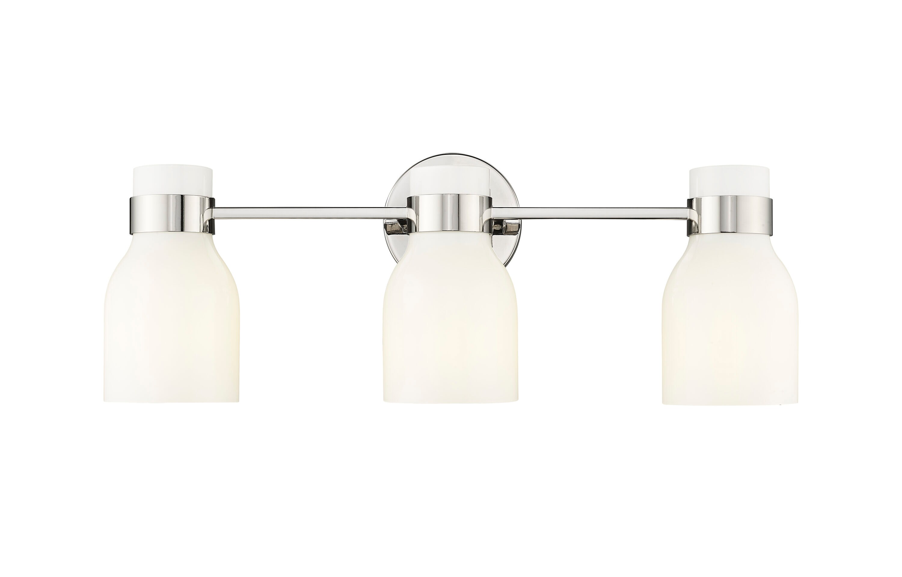 Millennium Lighting 23003-PN Corella 22.4-in 3 -Light Polished Nickel Modern/contemporary Vanity light