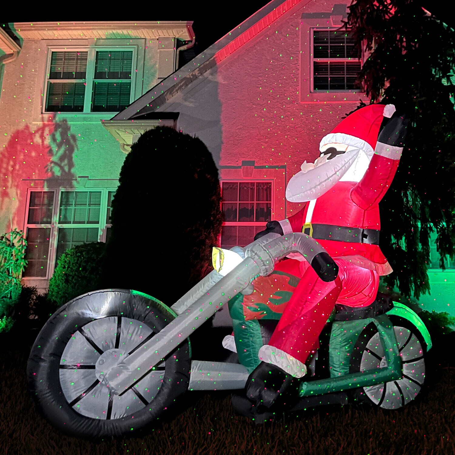 Fraser Hill Farm FHFSNTABIKE062-L Christmas-Inflatables - View #10