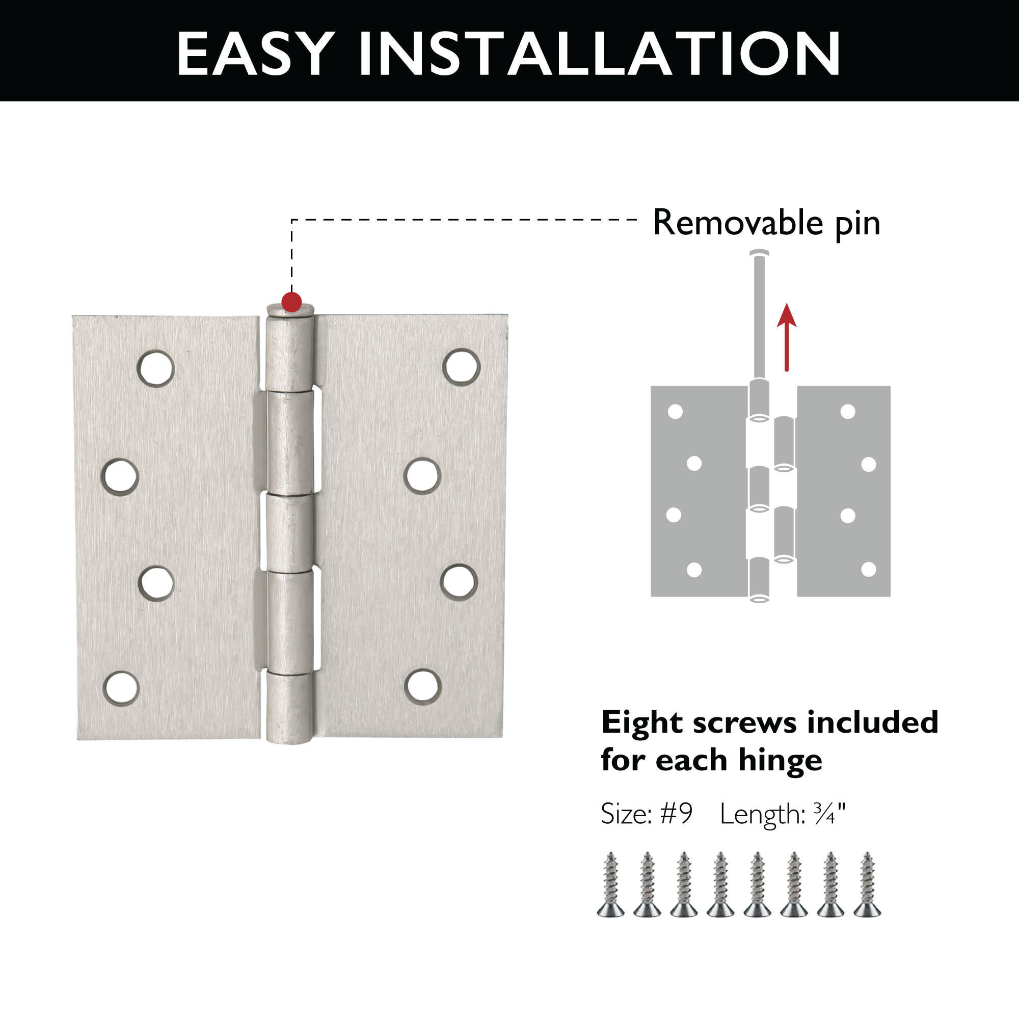 Design House 181651 Entry-Door-Hinges - View #2