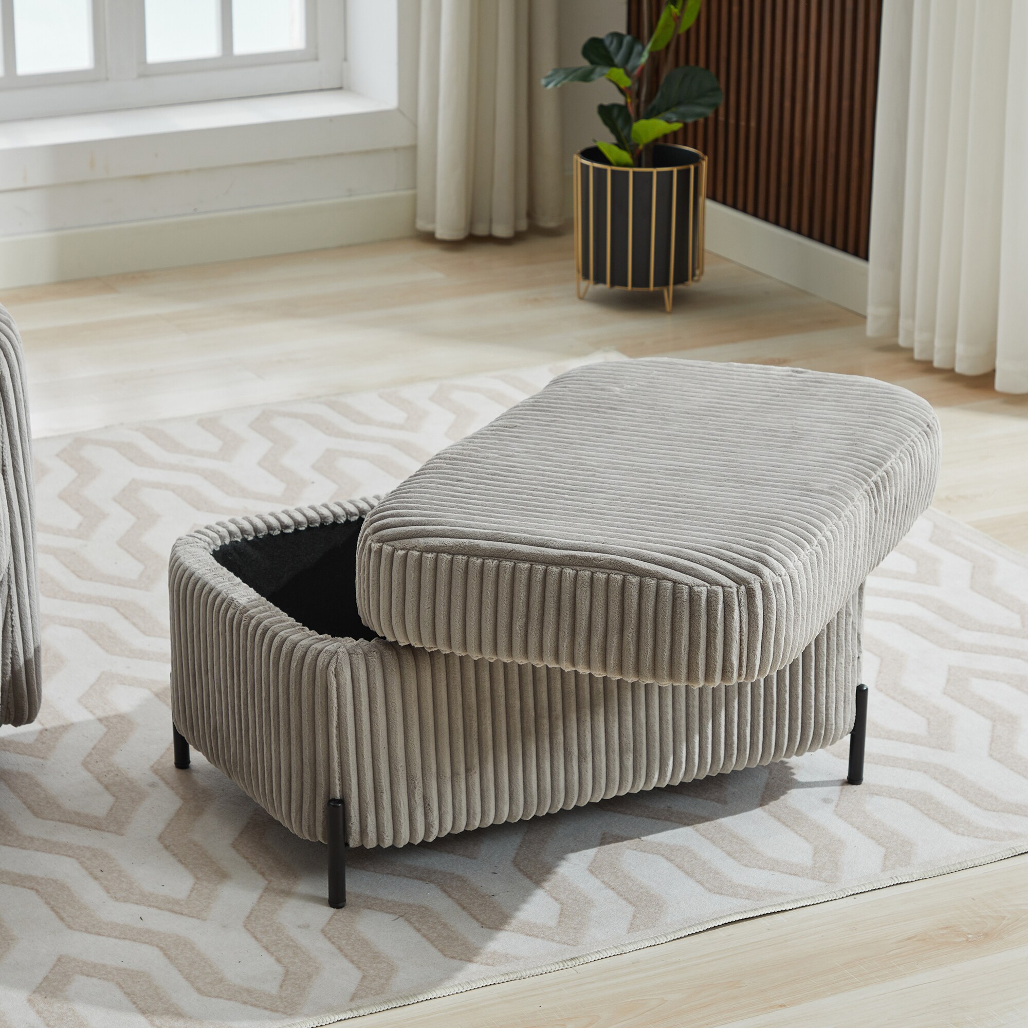Aortzio HM-A4081-GRAY bench - View #2