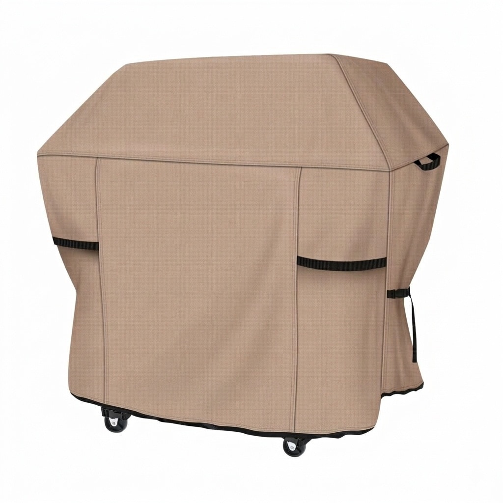 Justincity  Waterproof Grill Cover 48 Inch Heavy Duty BBQ Cover Fits Most 2 to 3 Burner Outdoor Gas Grills with Air Vents and Secure Elastic Draw