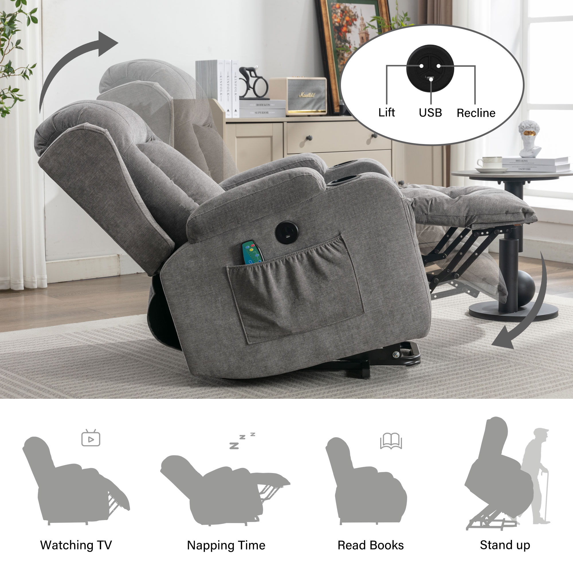 LUCKY ONE MO-VB65833 recliners - View #4