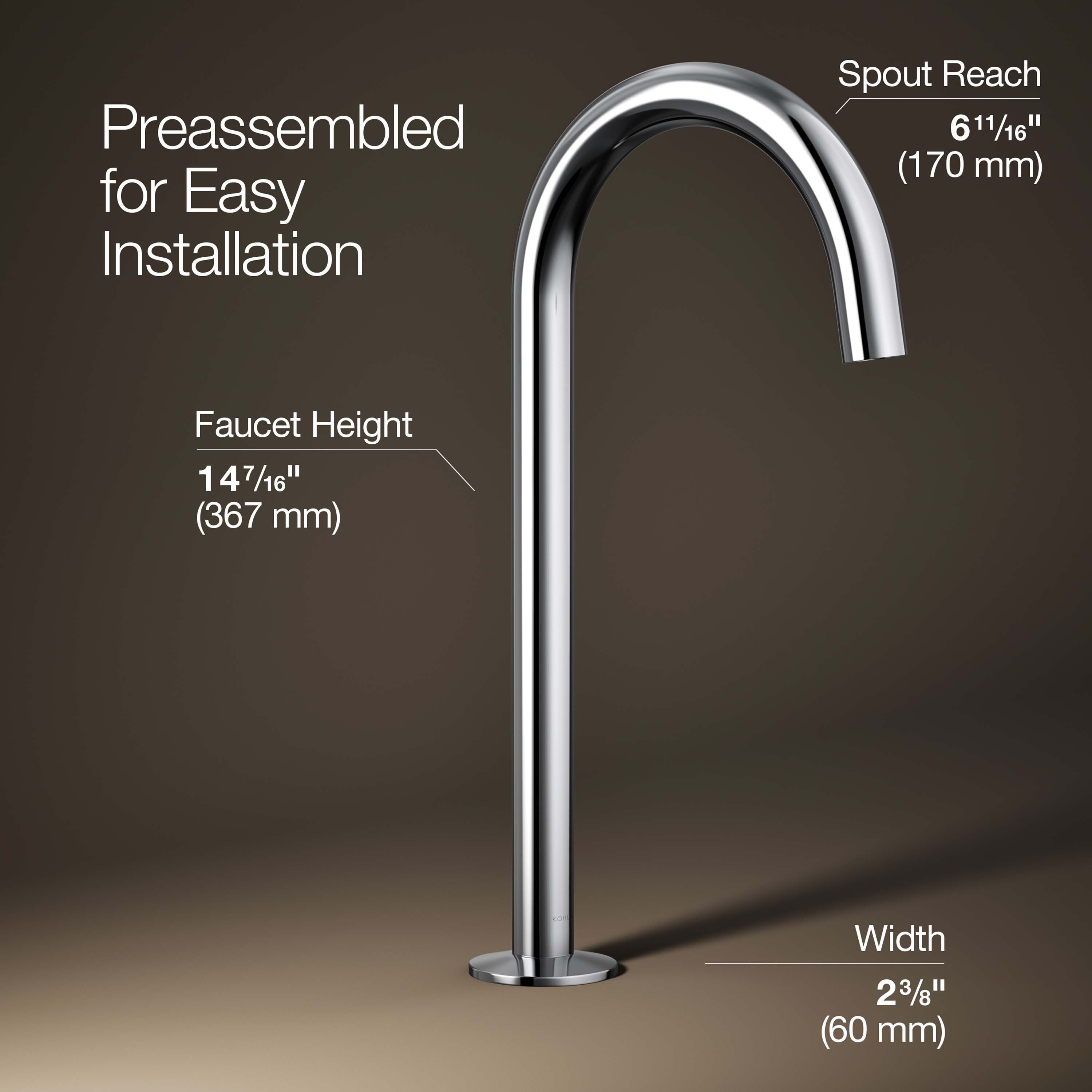 KOHLER K-77965-CP Lavatory-Faucets - View #4